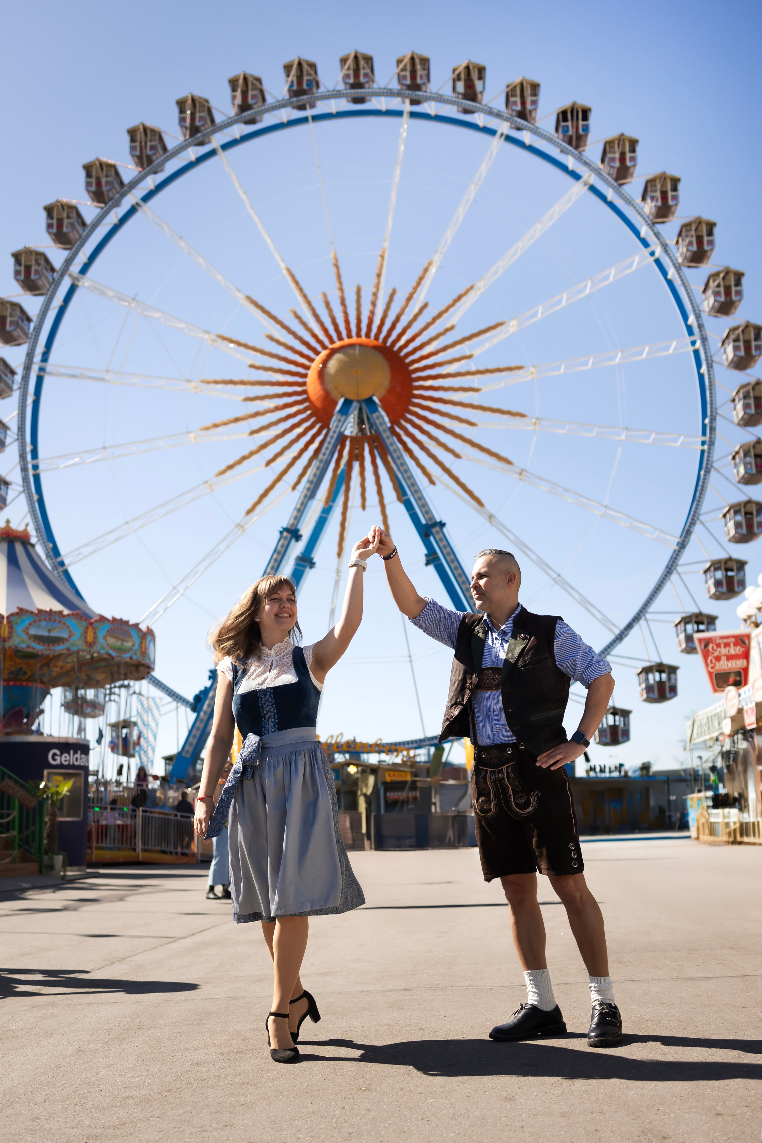 Frühlingsfest. Photographer in Munich