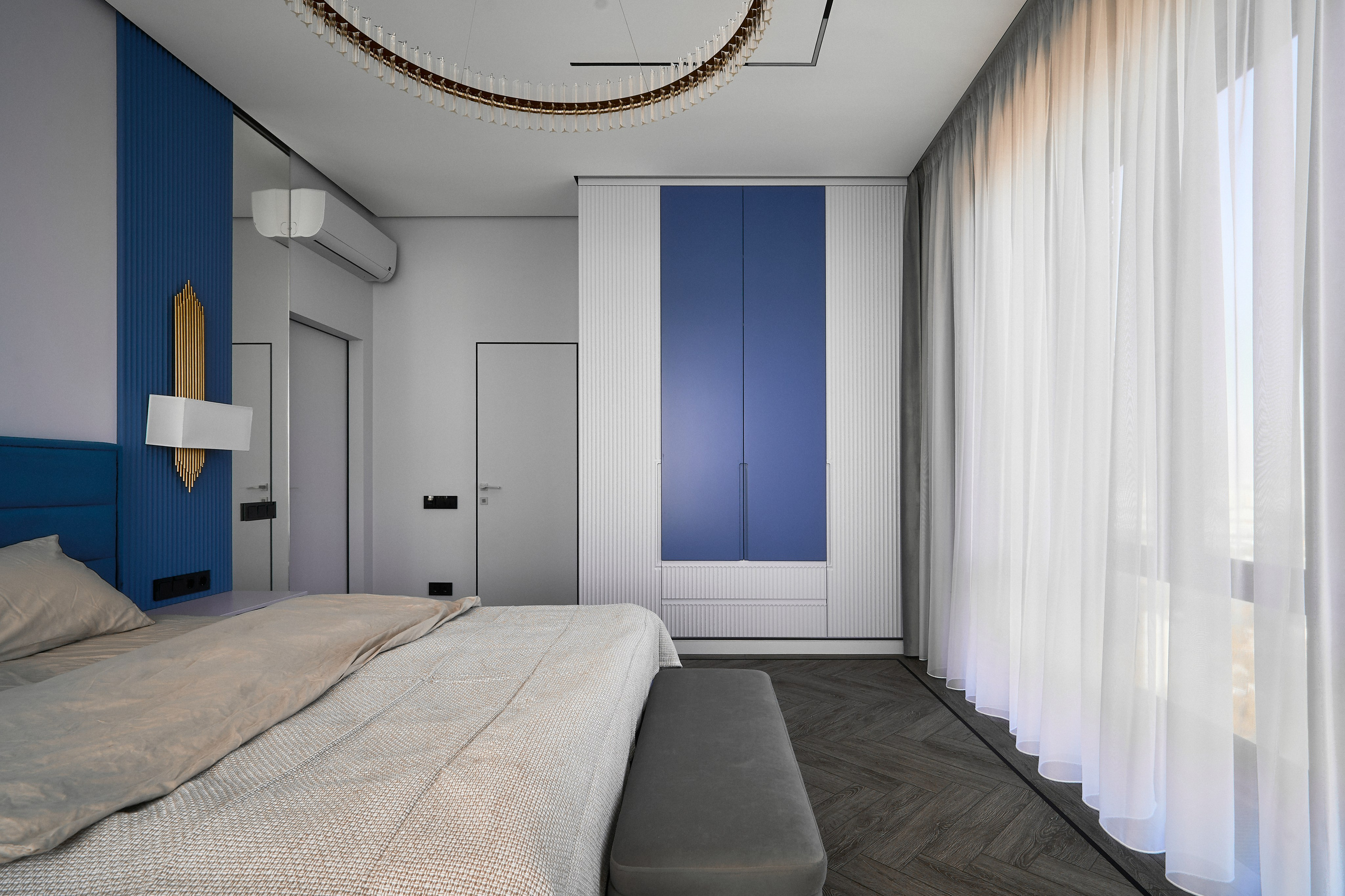 Фотосъёмка и видео тур квартиры с ярким дизайном и видом на Москва-Сити | vhaus. Видеопродакшн недвижимости и архитектуры | Студия VHAUS