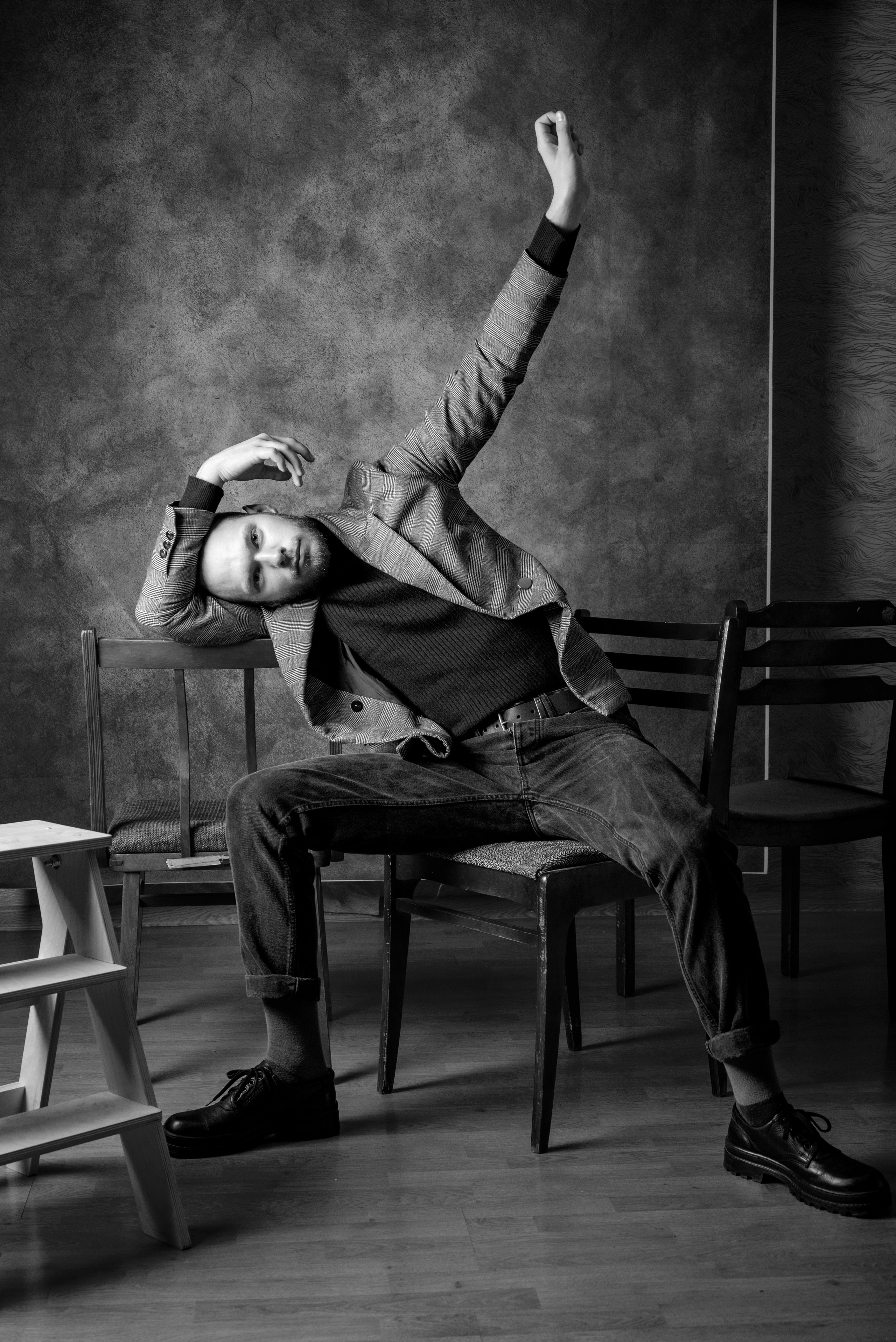 Фотосессия мужского портрета в студии Мужской портрет. Портретный фотограф Александр Журов в Кинеле, Самаре и Самарской области