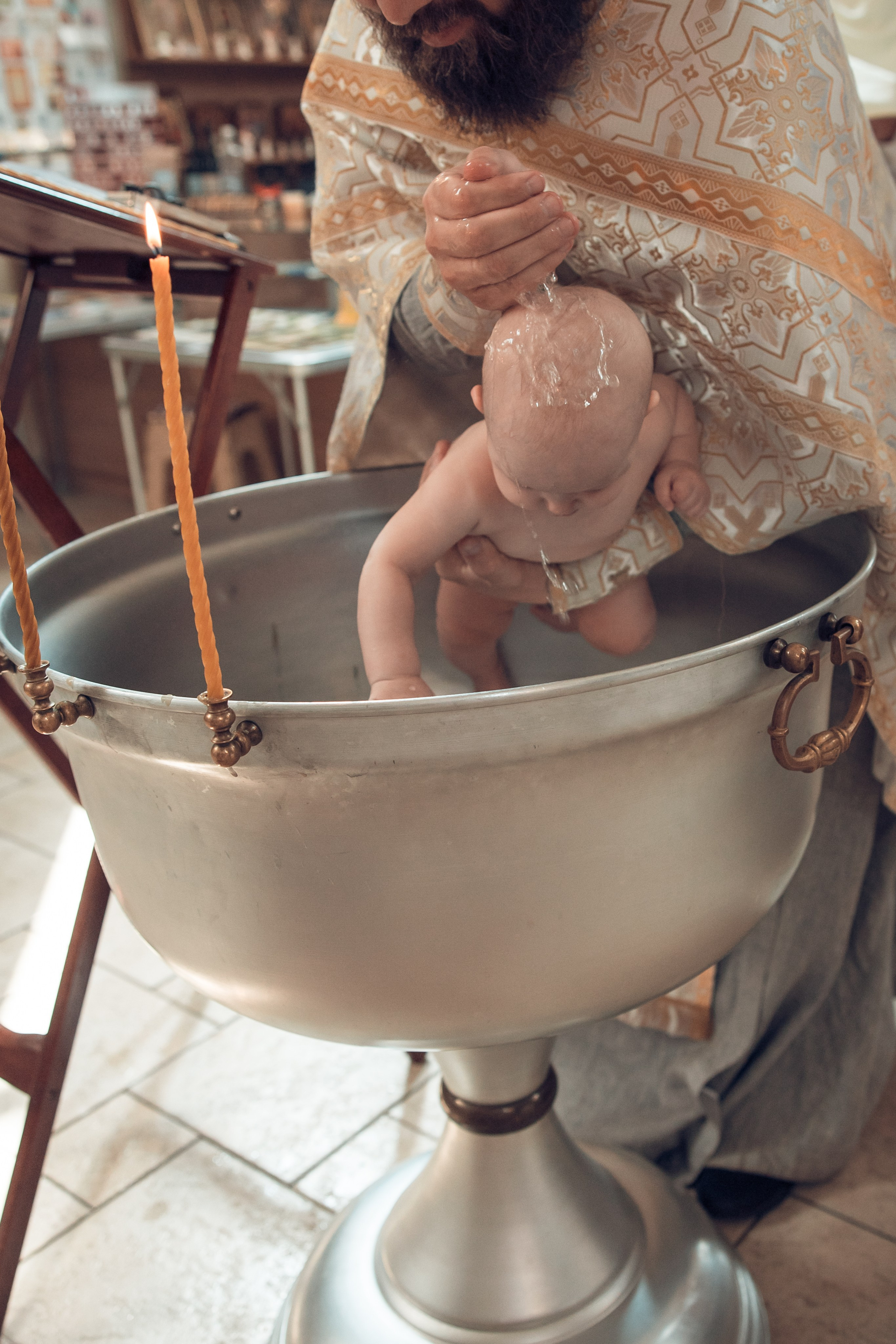 крещение в храме Всецарица, крещение у Павла Конькова