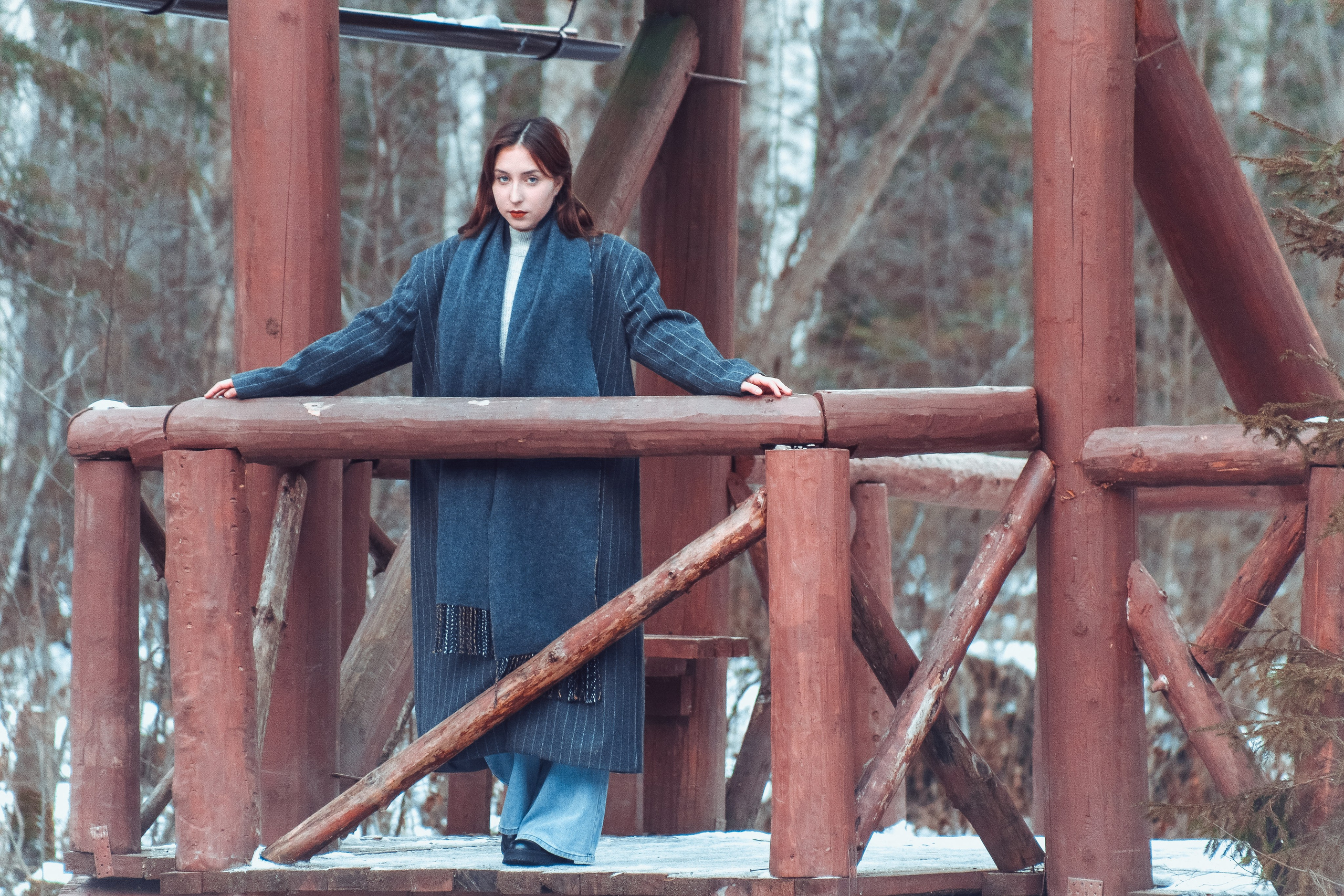 Ксюша в лесу. Фотограф Пермь. Фотосессия в фотостудии Перми и на свежем воздухе