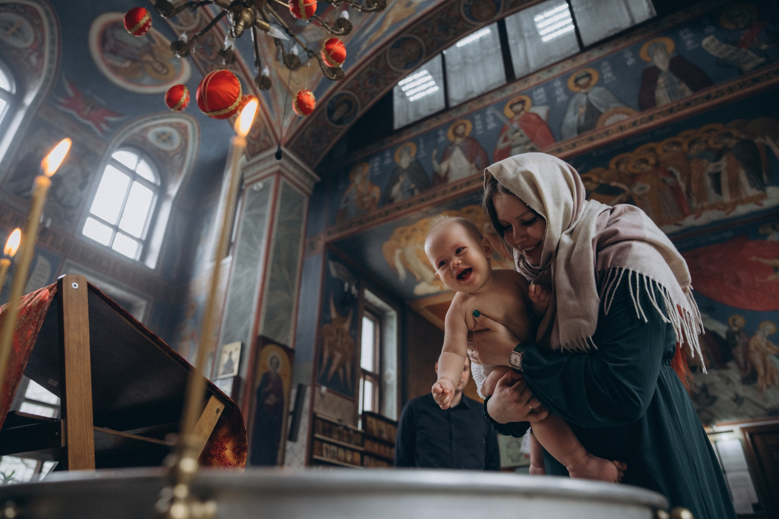 Крещение Максима. Семейный и детский фотограф Москва Дарья Бугра