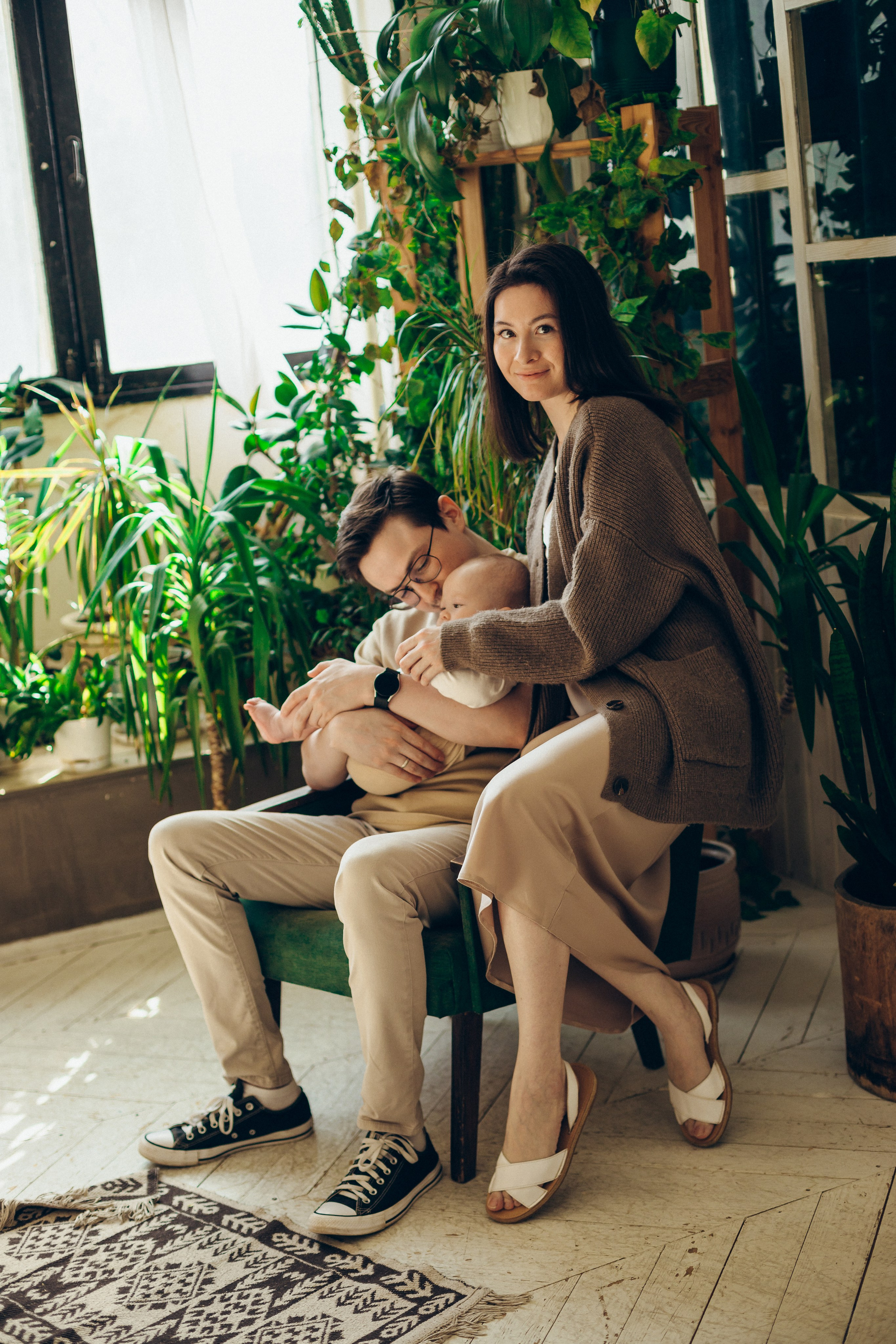 Талгат, Гульназ, Данил. Семейный фотограф новорожденных УФА Гульнара Зиновьева