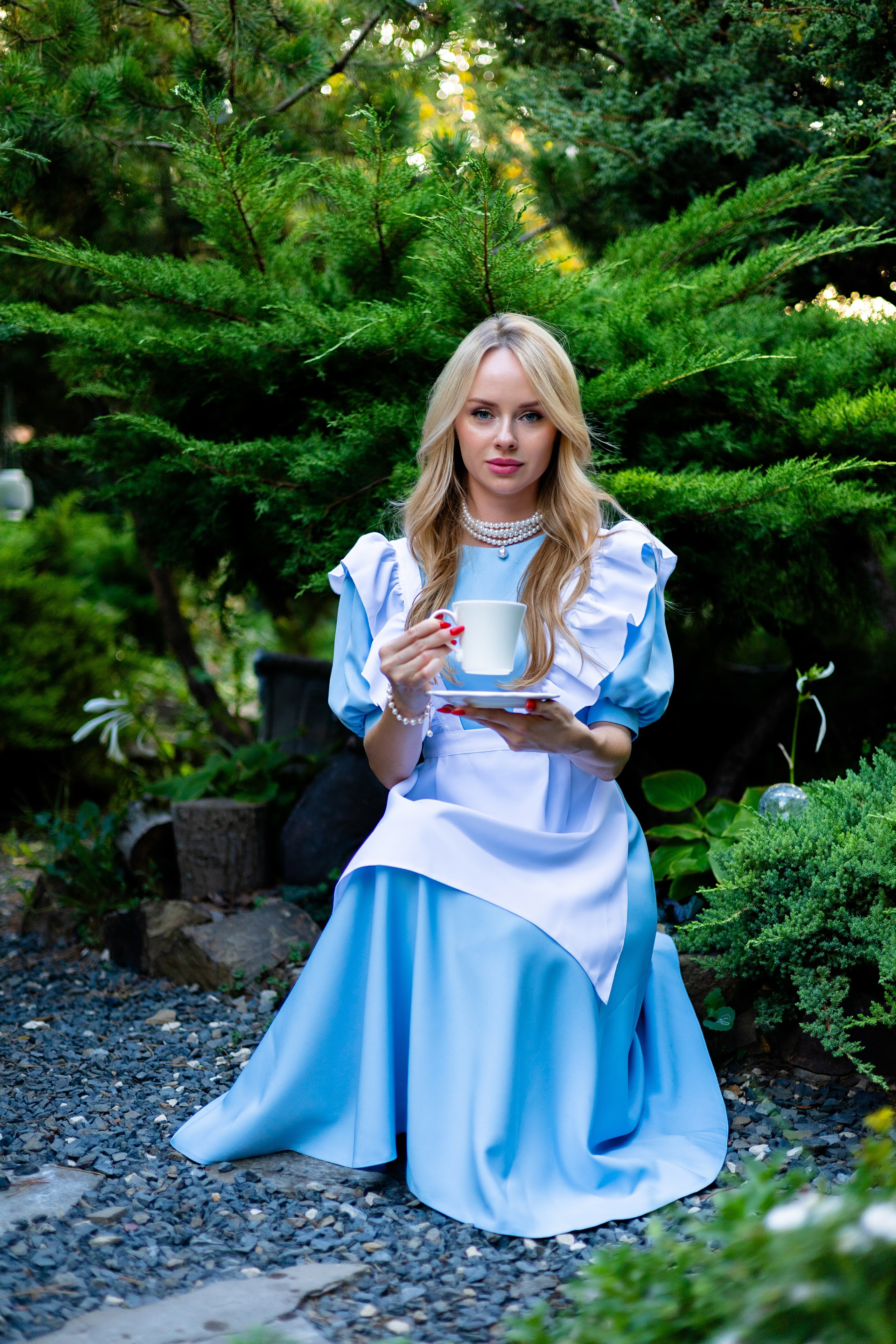 Съемки на улице. Анна Злищева