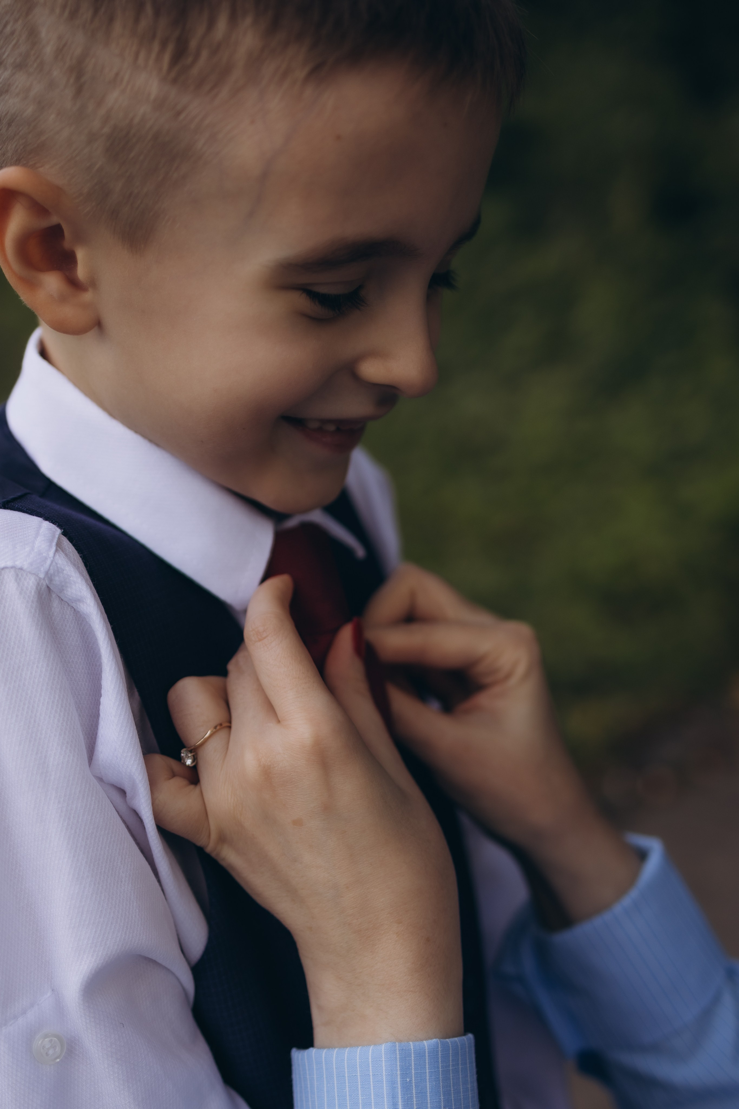 Первая школьная фотография Димули (1.09.2025 г.) г. Обнинск (Калужская обл.). Надежда Стар семейный и церковный фотограф в Жукове и Калужской области