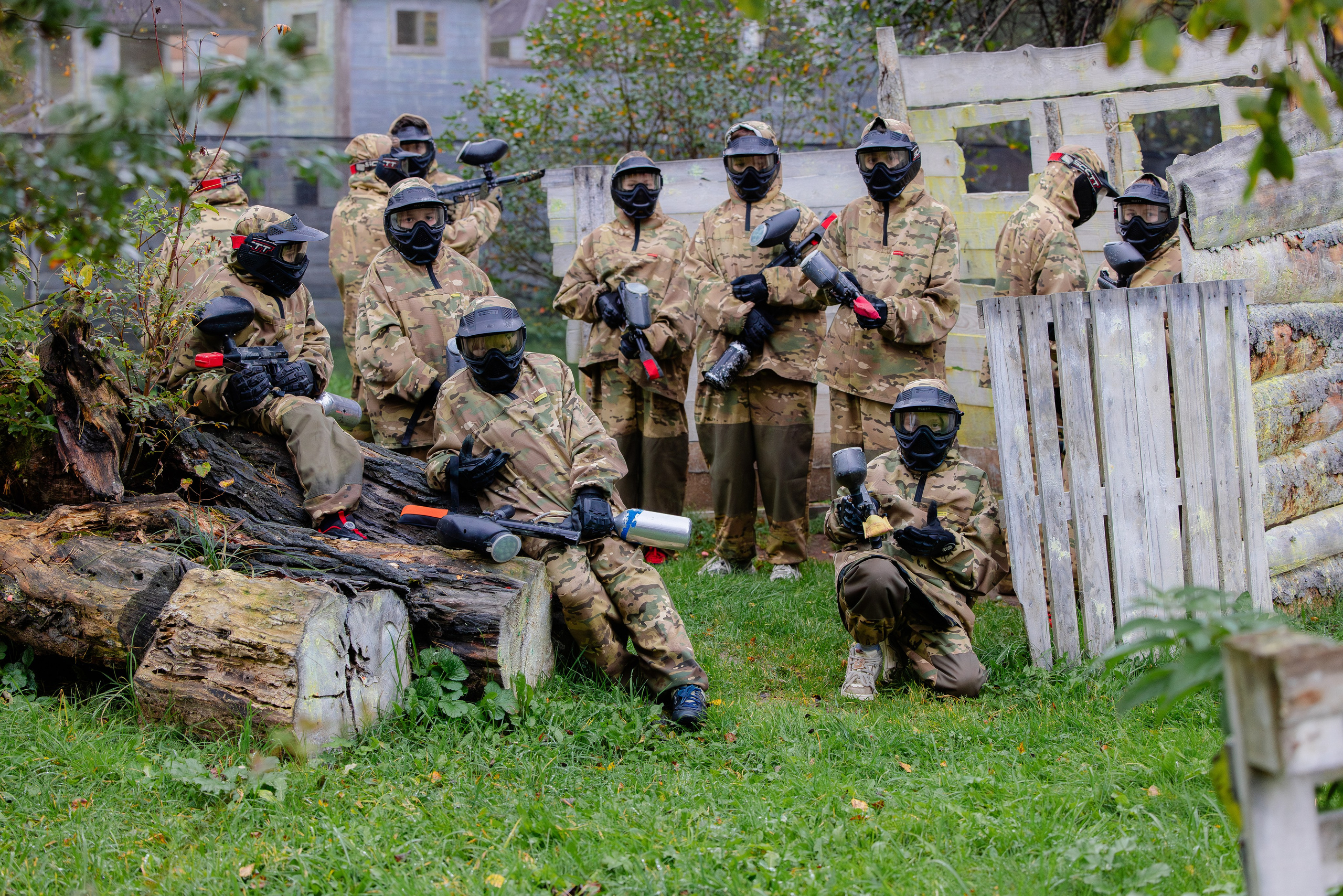 День рождения в пейнтбольном клубе Зарница. Фотограф и режиссер Московко Екатерина