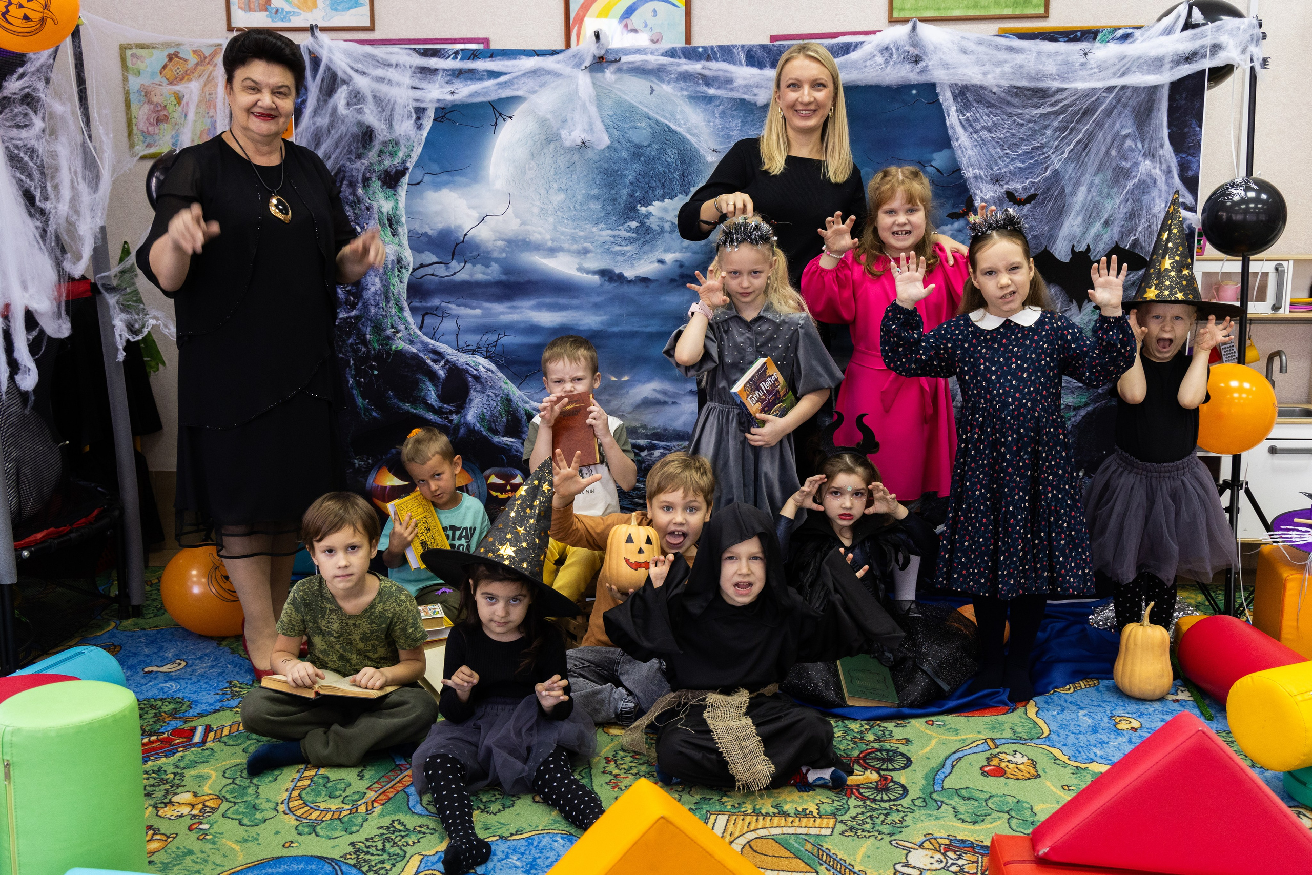 Детский праздник Halloween 28.10.2023. Свадебный и семейный фотограф в Красноярске Леонид Максимов