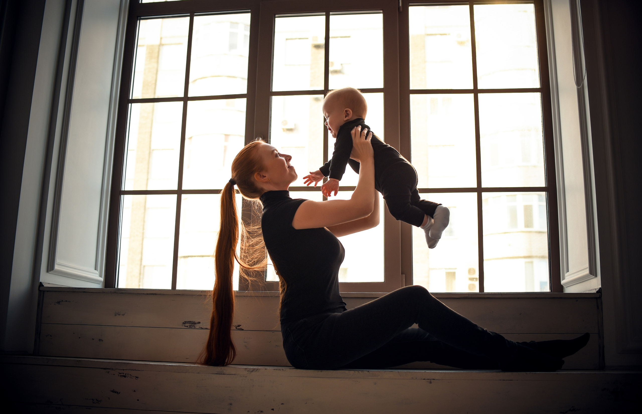 Семейная студийная фотосессия 3. Свадебный, семейный, детский, контент фотограф в Омске Максим Ильин
