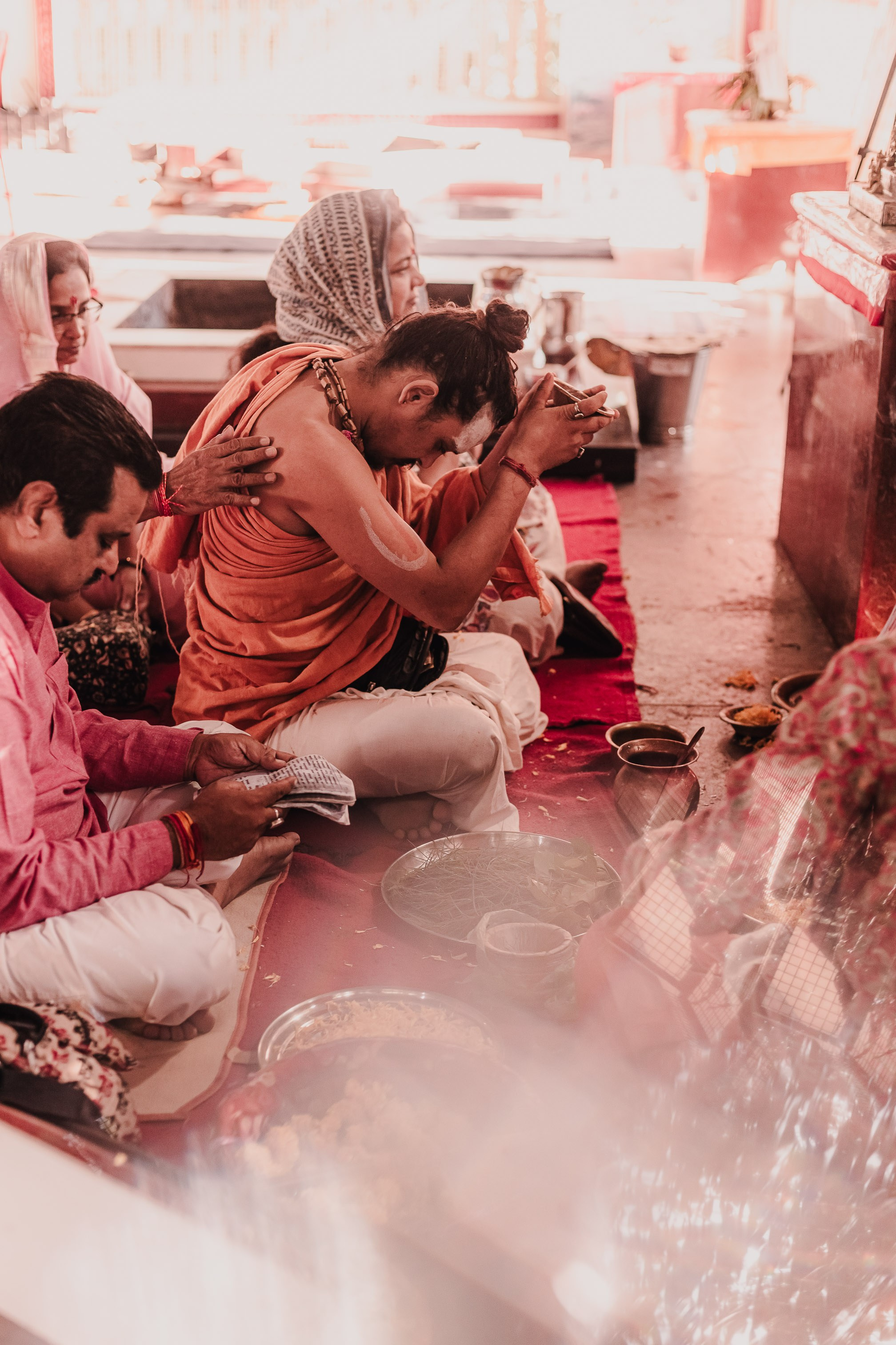 Lakshmi pooja in India. Mariam Bagdasaryan
