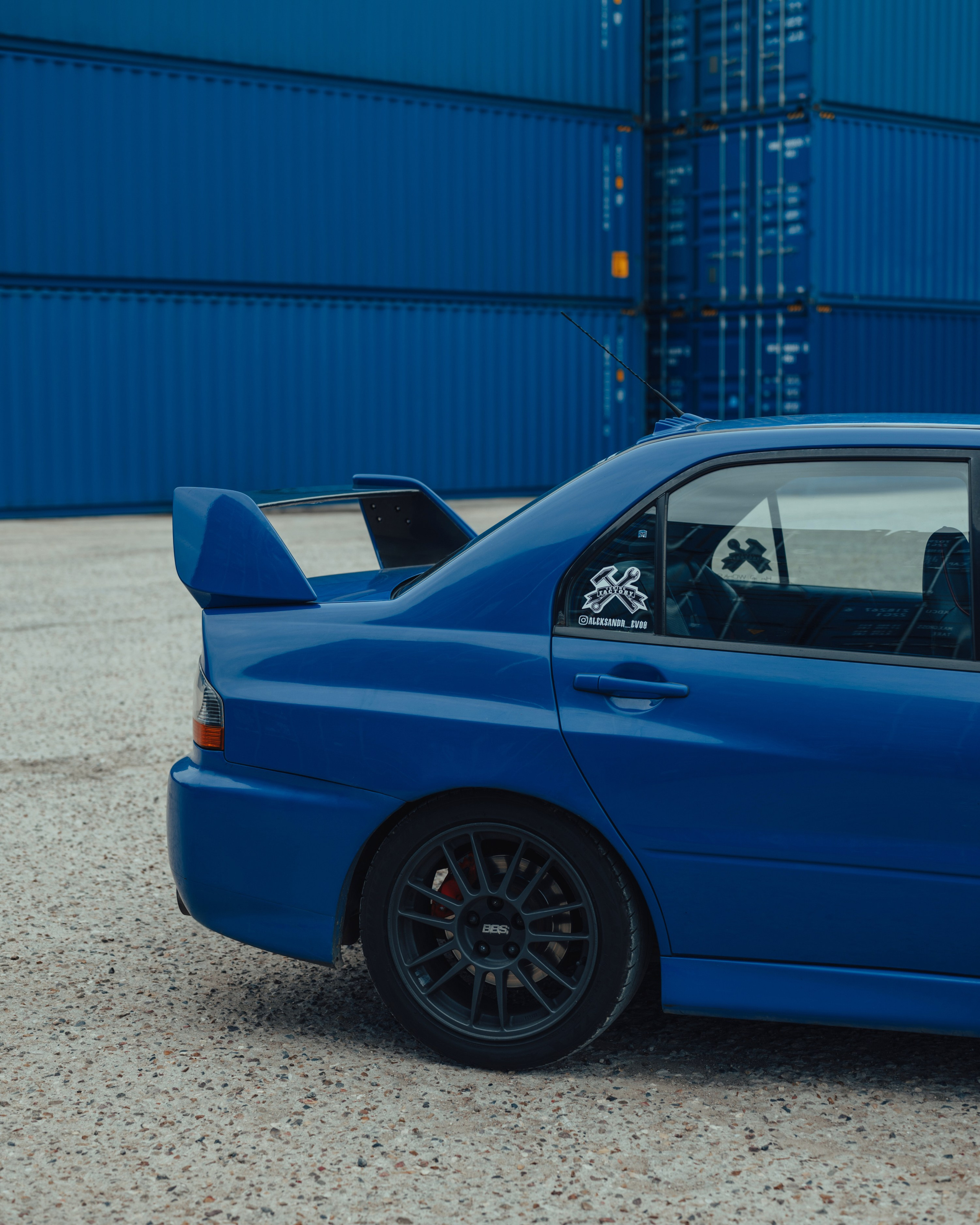 Mitsubishi Lancer Evo VIII. DeLorein