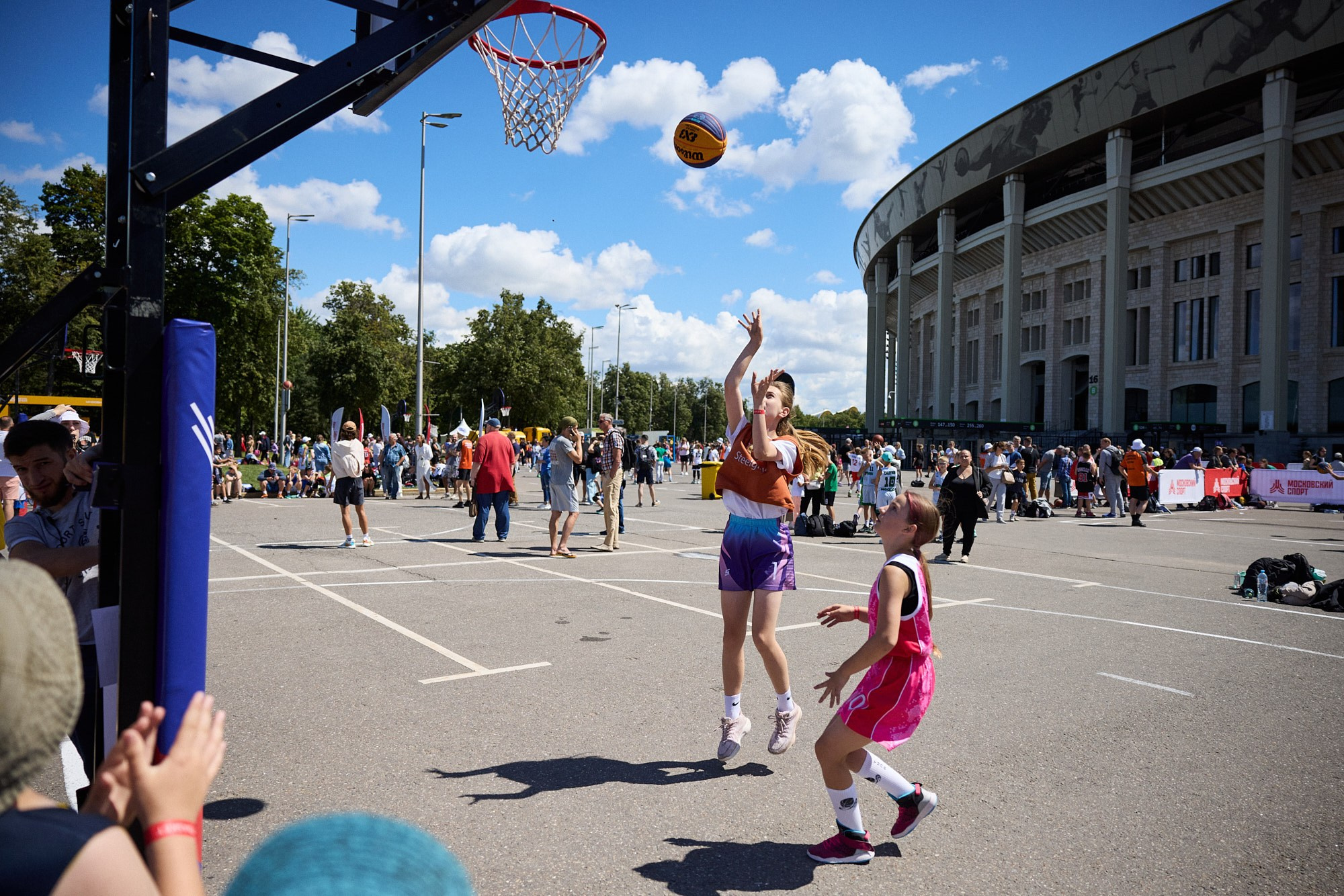 репортаж массового спортивного события