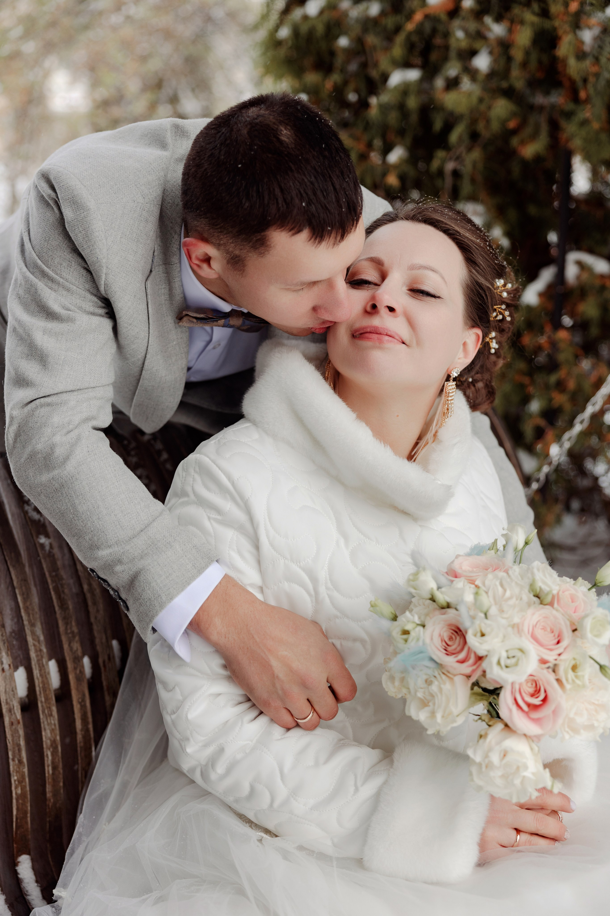 Зимняя свадьба Петергоф. Фотограф в Санкт-Петербурге Знаменская Ирина