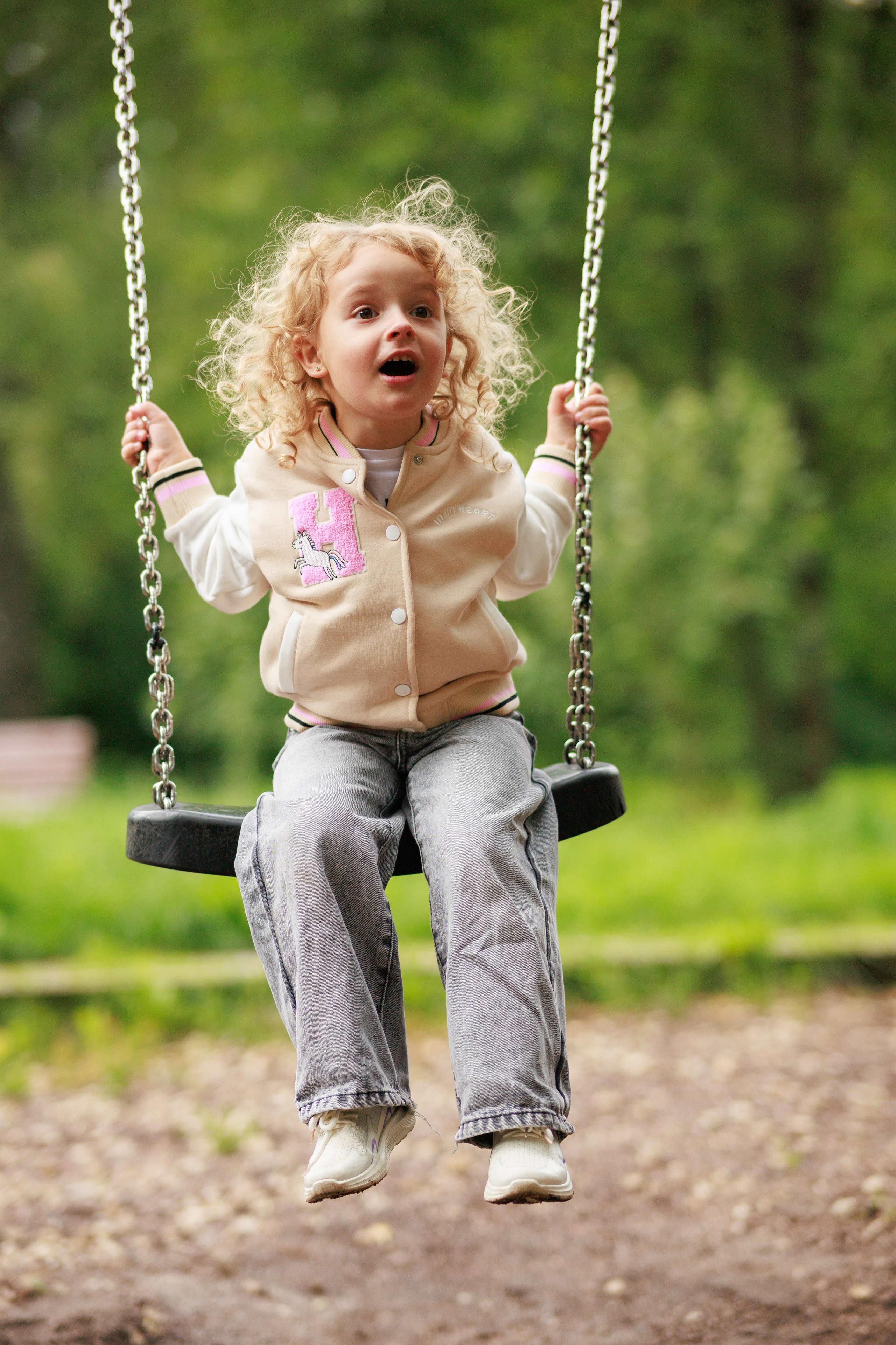 Детская фотосессия на прогулке