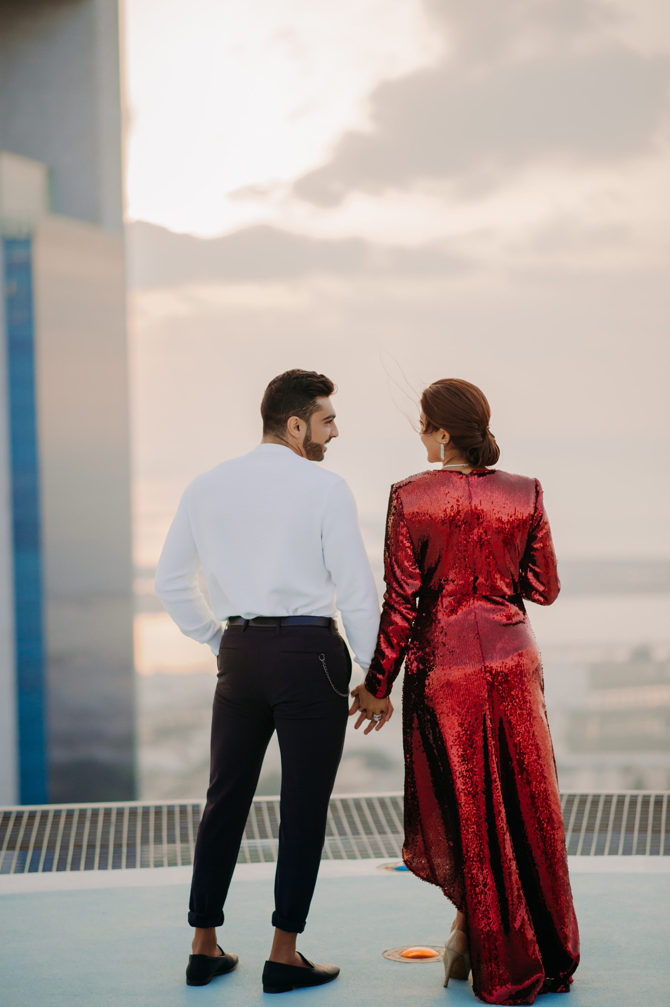 Love Story на высоте (Абу Даби). Фотограф в Москве и Санкт-Петербурге Дарина