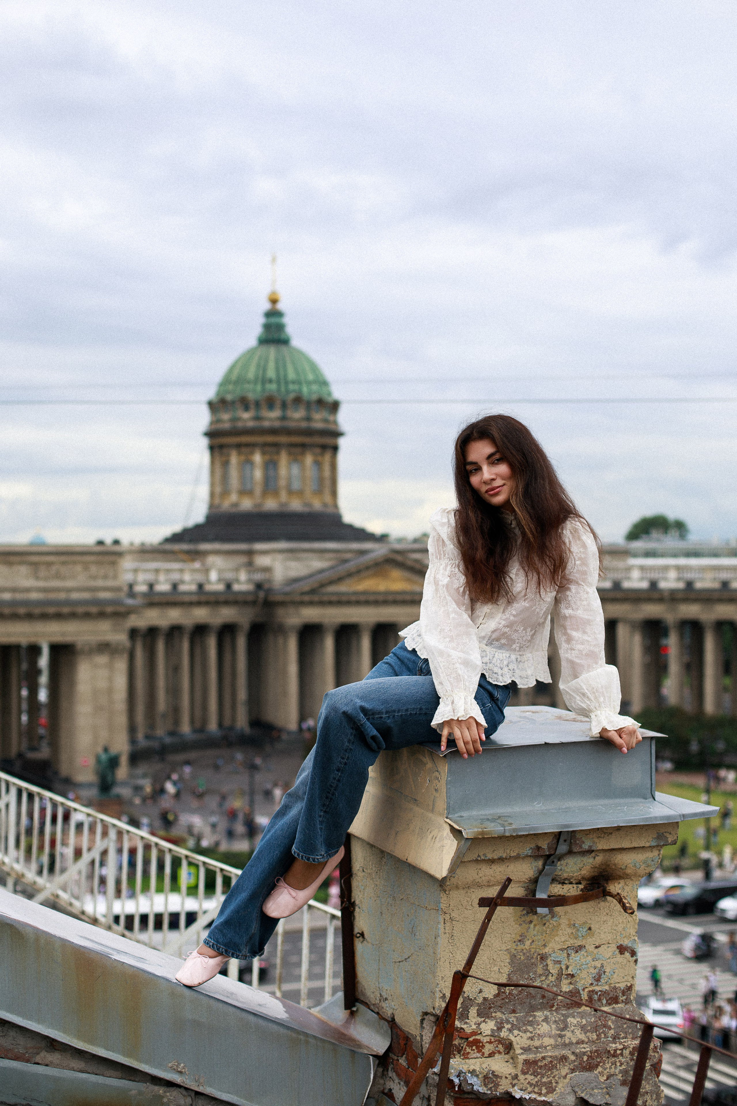 Прогулка у Казанского собора с Ириной. Фотограф в Санкт-Петербурге Таня Михайлова