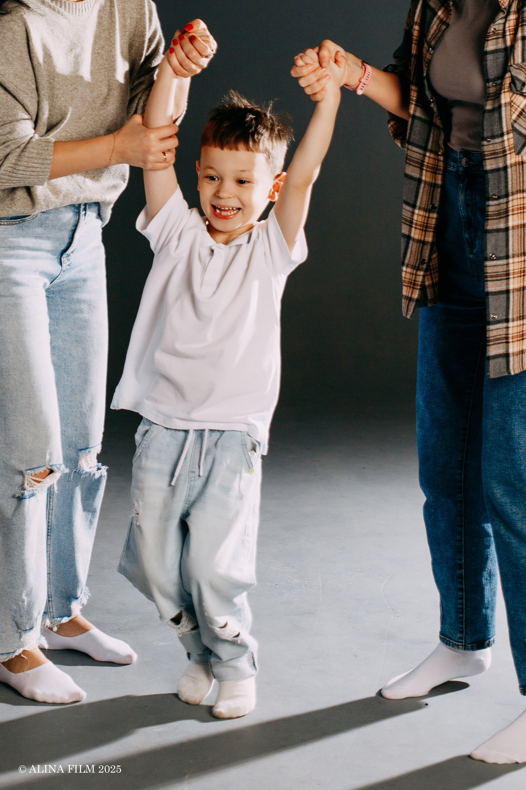 Семейная фотосессия на ринге. Фотограф в Санкт-Петербурге Alina Film