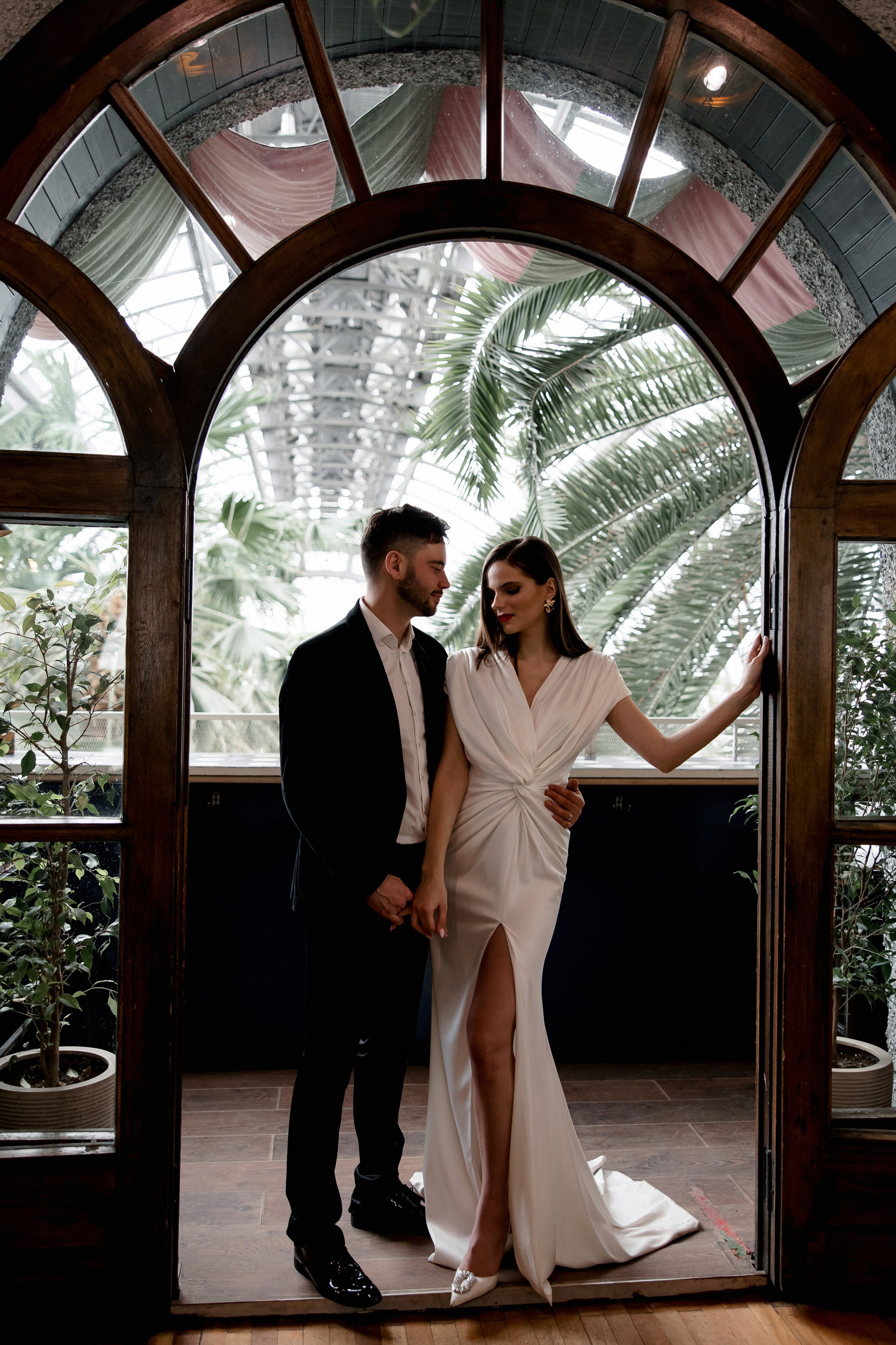 Оранжерея Таврического сада. Свадебный фотограф Москва