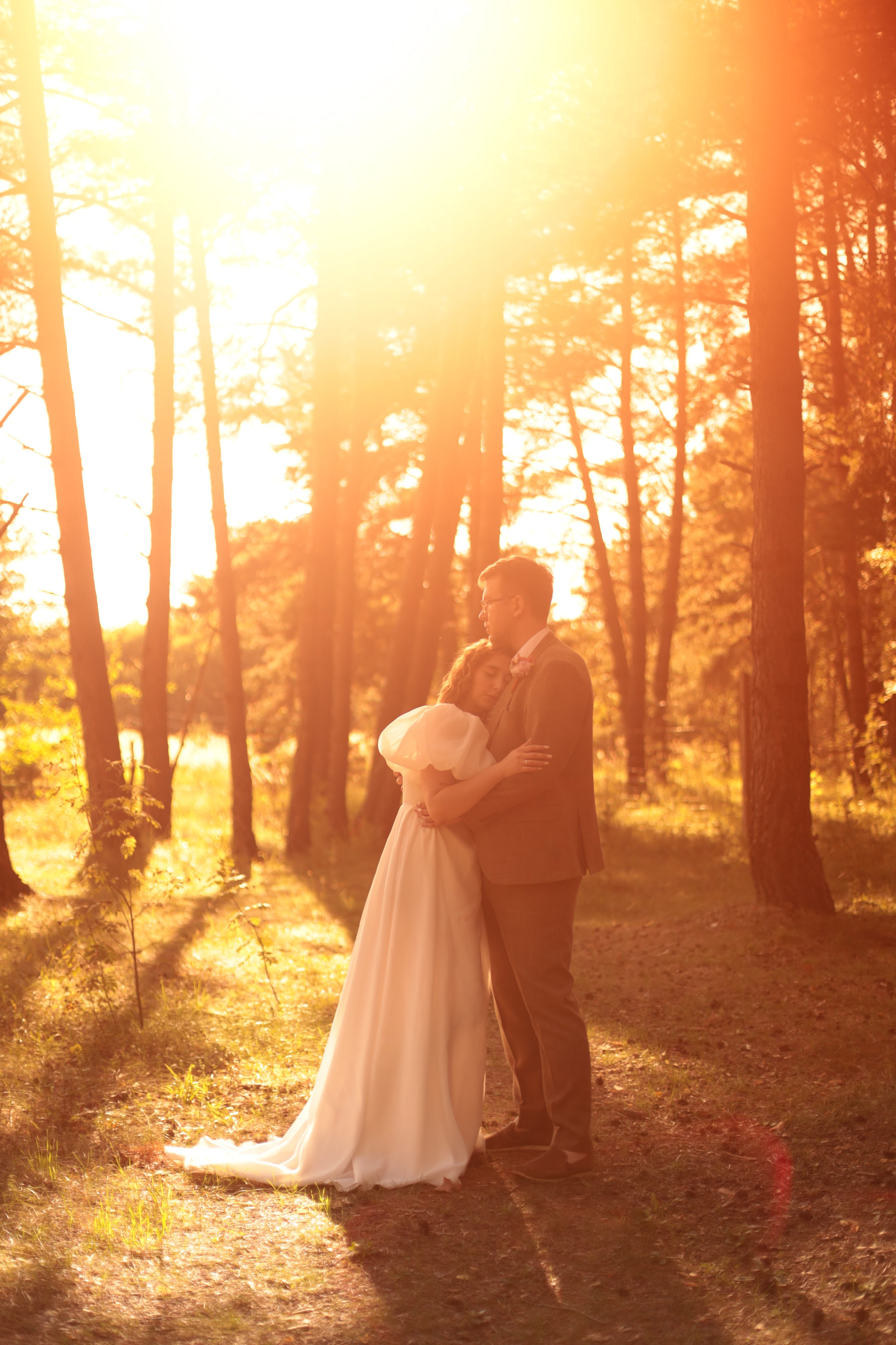 Корги свадьба в сосновом лесу. Фотограф Москва Жуковский Раменское