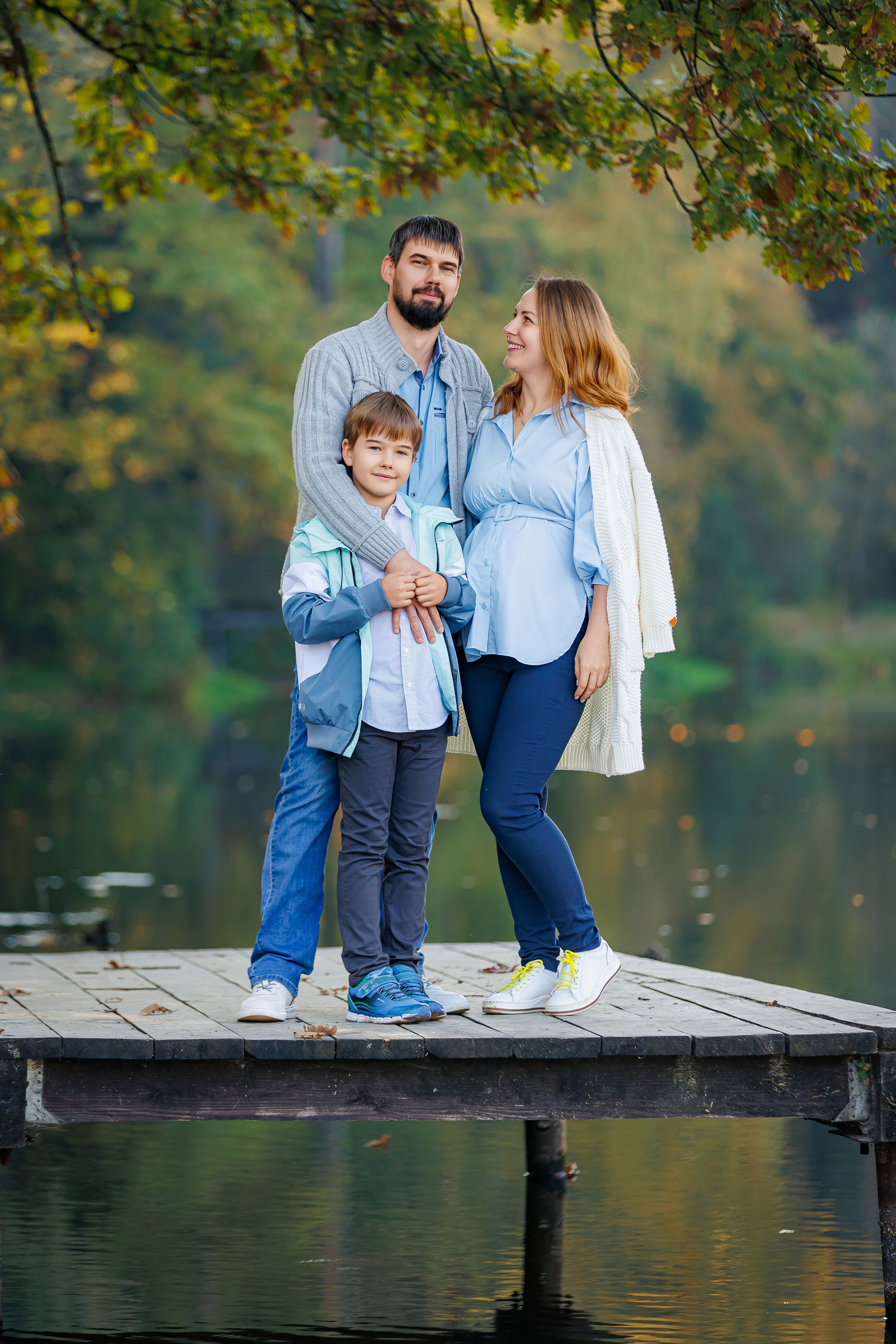 Екатерина, Алексей и Глеб, «В ожидании». Семейный и детский фотограф Комина Елена, Власиха, Одинцово
