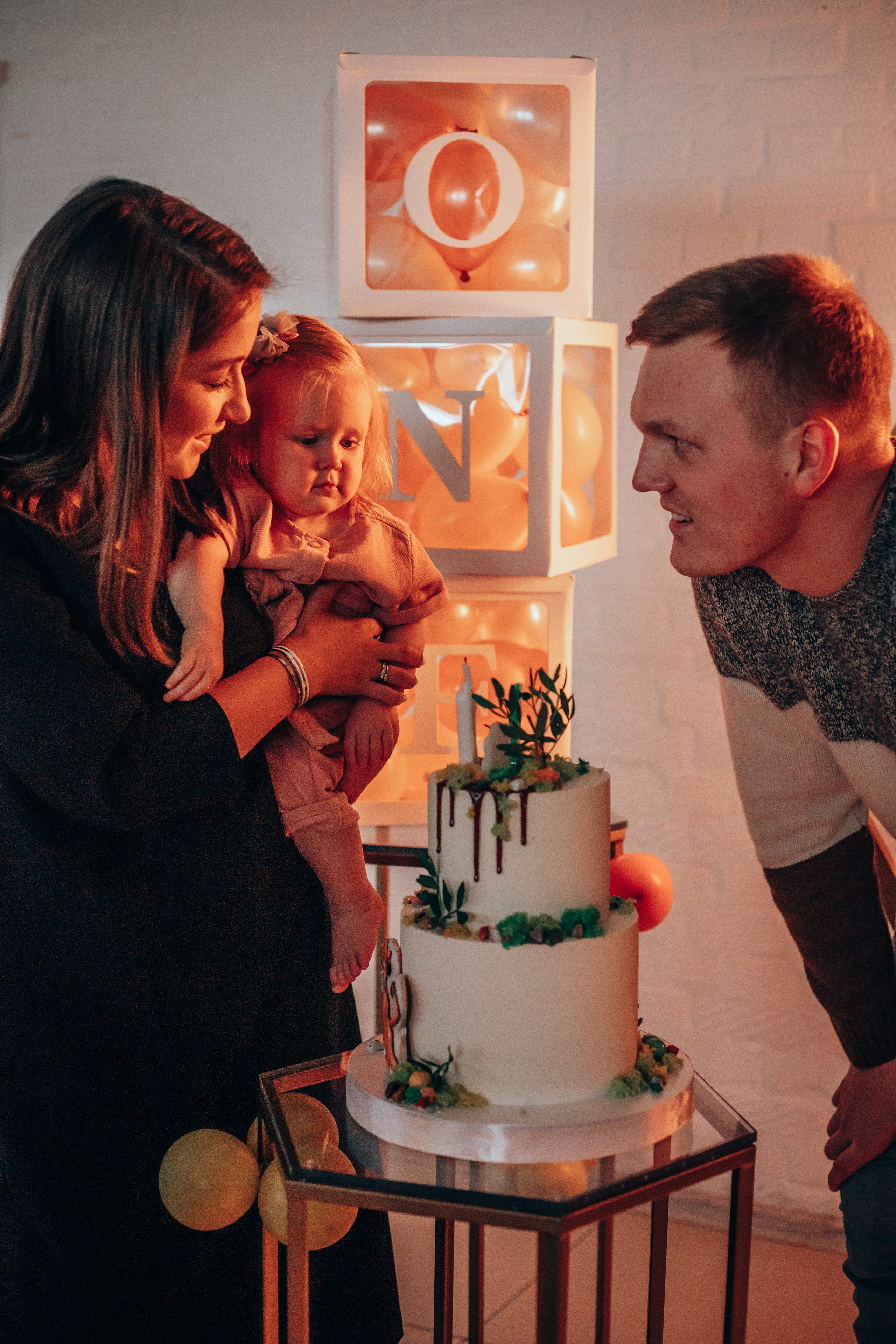 Первый день рождения Ксении. Семейный и детский фотограф в г. Новосибирске Макеева Анастасия