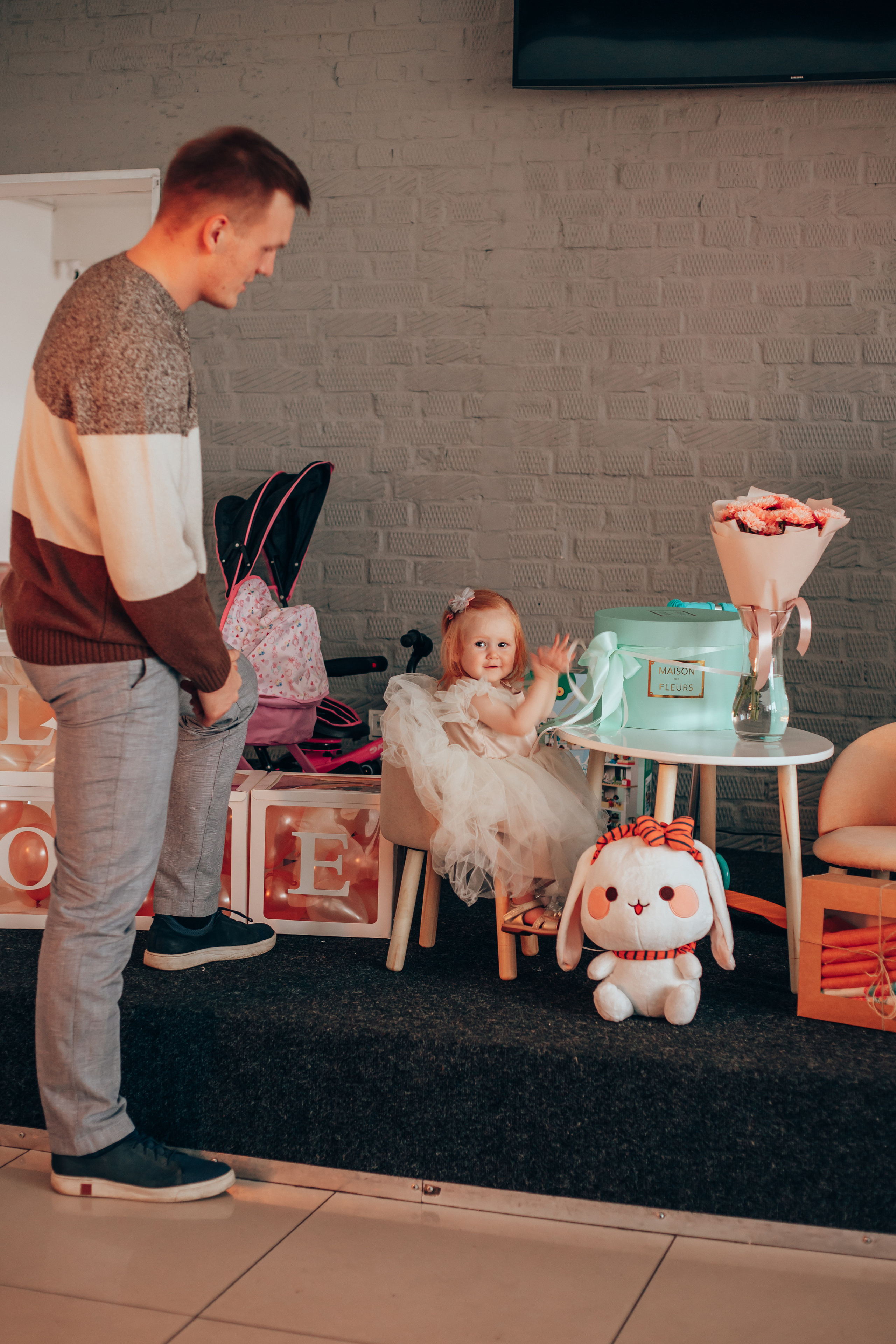 Первый день рождения Ксении. Семейный и детский фотограф в г. Новосибирске Макеева Анастасия