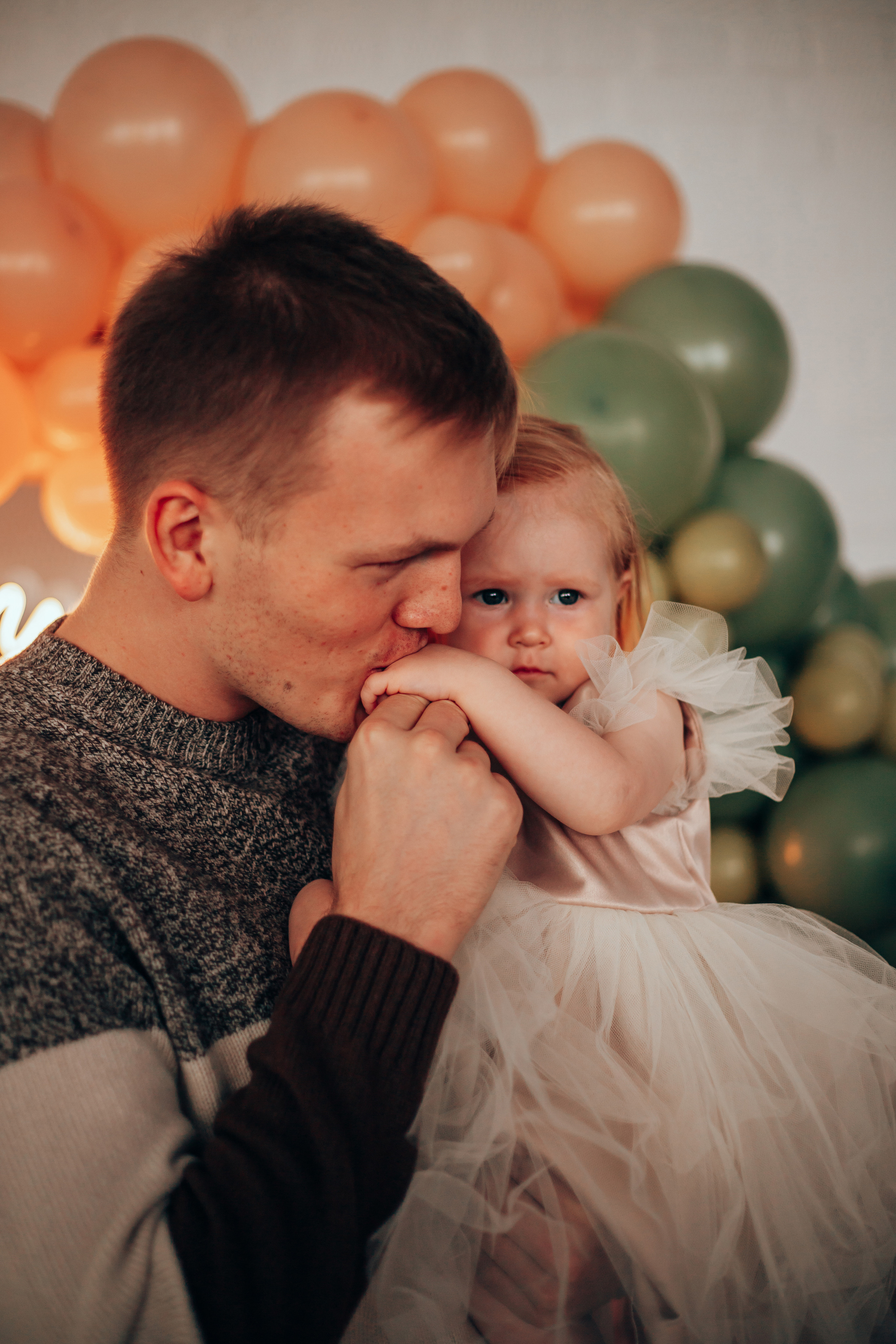 Первый день рождения Ксении. Семейный и детский фотограф в г. Новосибирске Макеева Анастасия