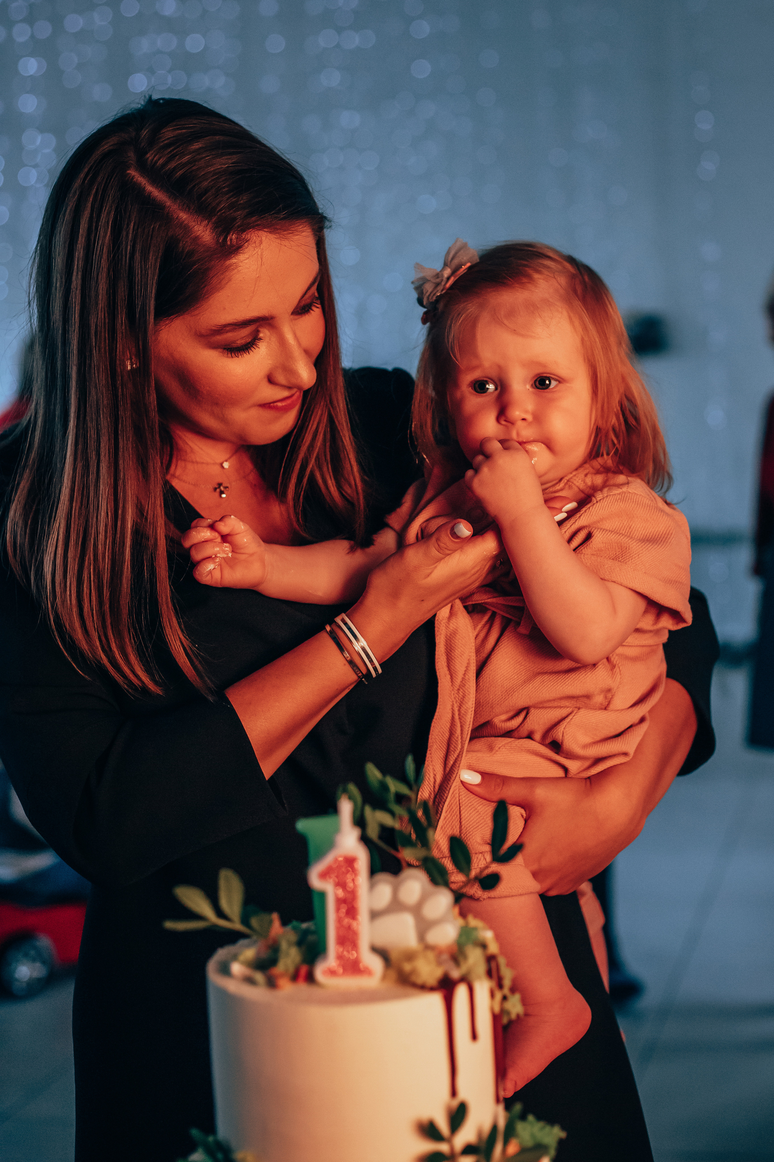 Первый день рождения Ксении. Семейный и детский фотограф в г. Новосибирске Макеева Анастасия