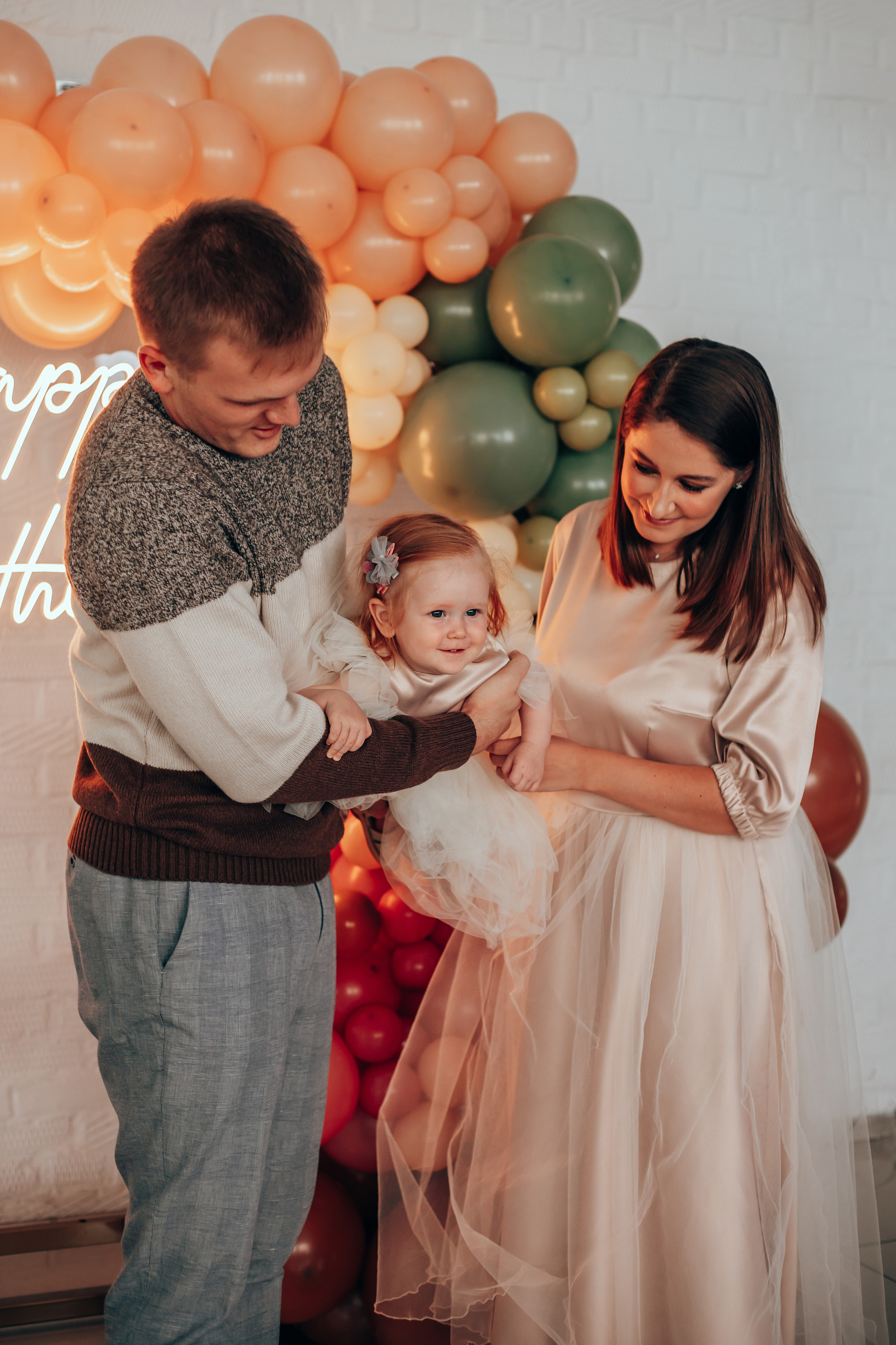 Первый день рождения Ксении. Семейный и детский фотограф в г. Новосибирске Макеева Анастасия