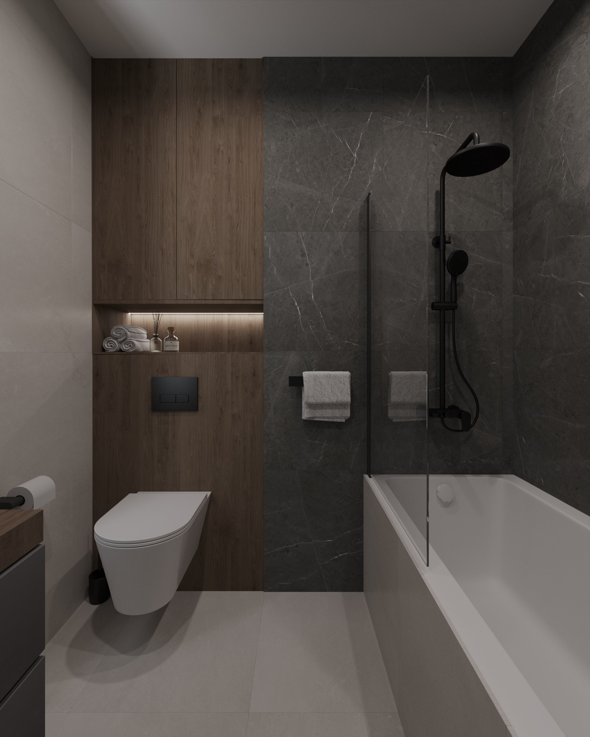 Дизайн-проект ЖК Любимово 2. Дизайн интерьеров, 3D визуализации