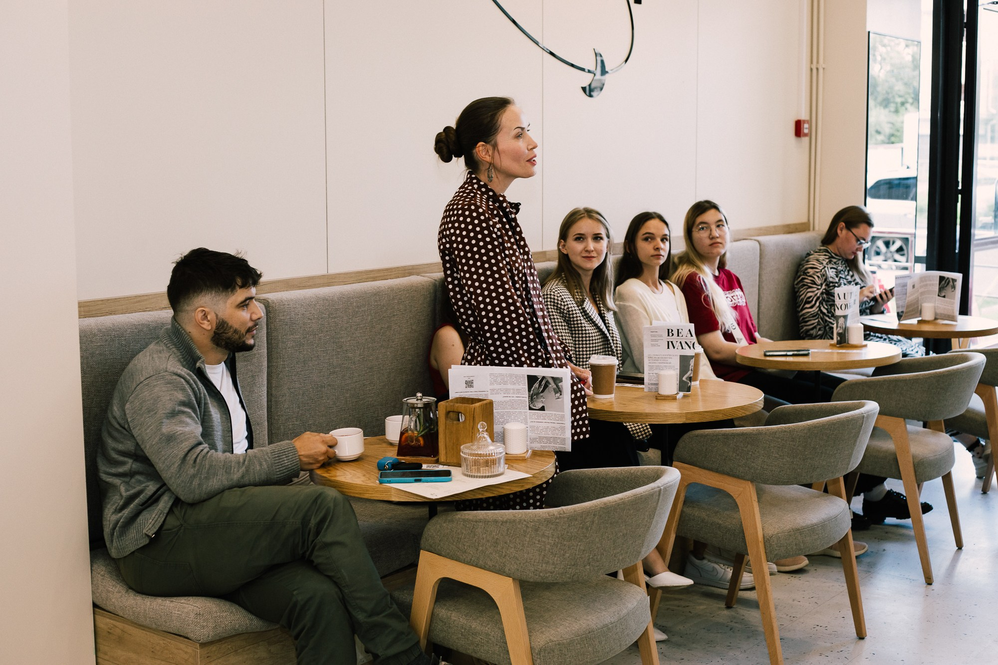Репортажная съемка бизнес-завтрака. Портретный фотограф в Иванове Ольга Гуральник