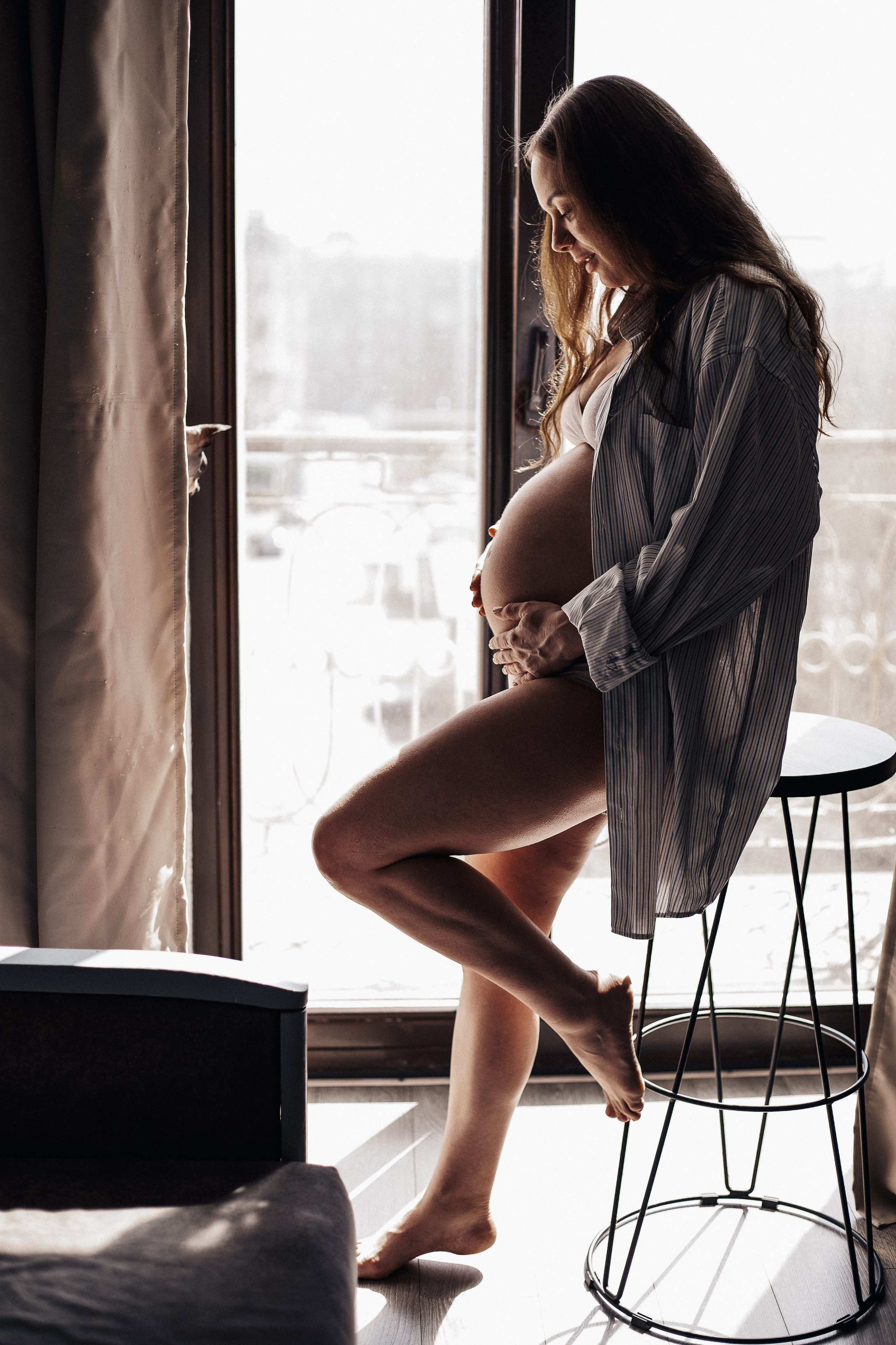 Домашняя фотосессия - Ожидание. Семейный и женский фотограф Кемерово Мария Степ