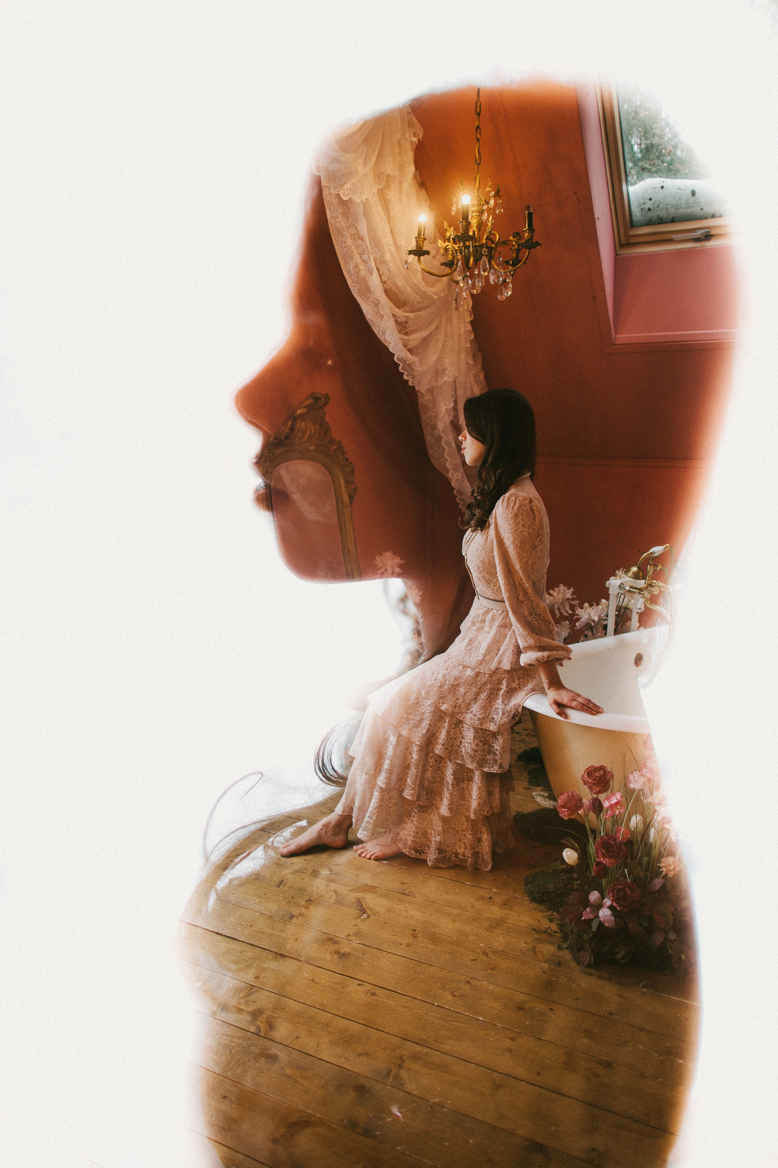 Женский портрет. Фотограф Валентина Волкова. Москва, Апрелевка, Переделкино