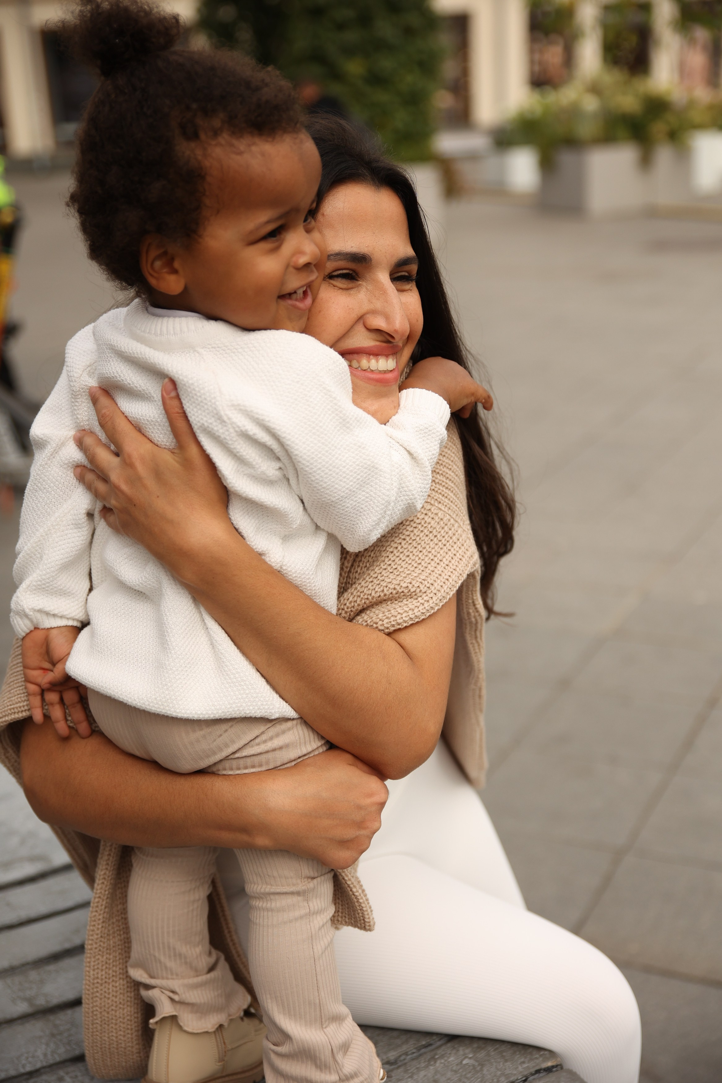Фотосессия в Москве мама и дочка. Фотограф Владимир Москва