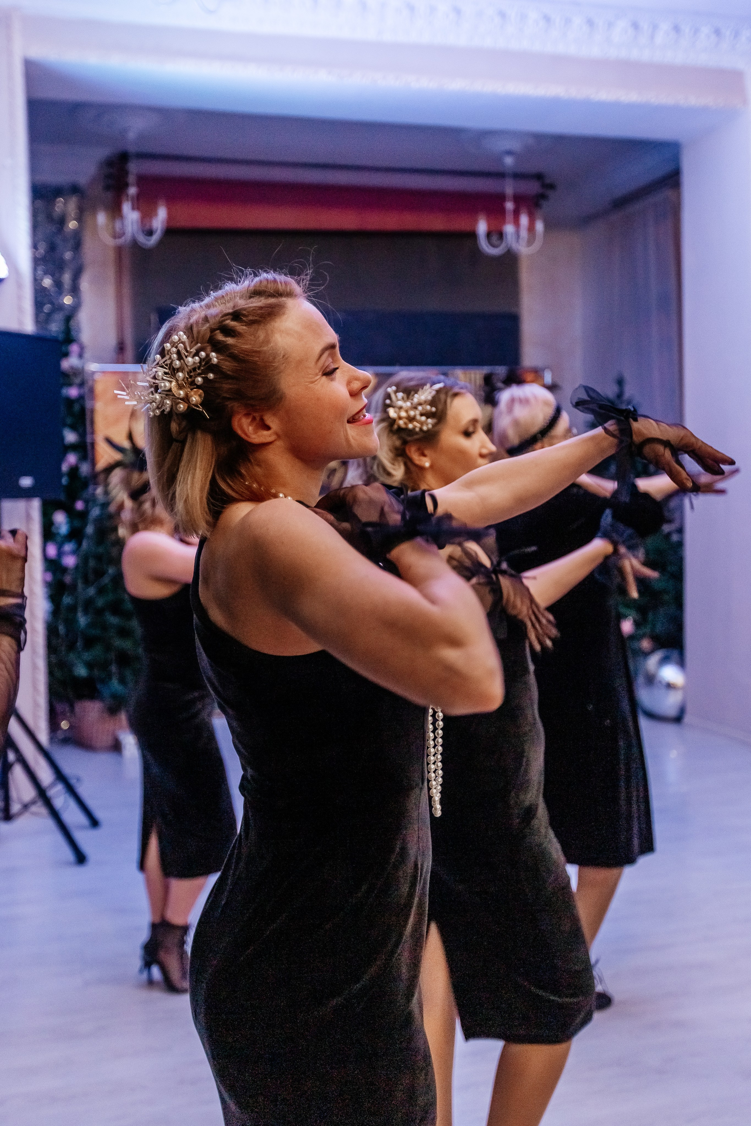 Новогодняя танцевальная хастл-вечеринка в стиле Гетсби. Фотограф Краснодар Марго Хелбен