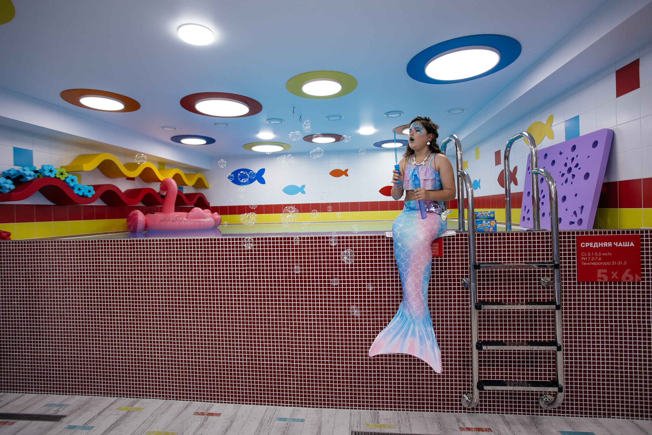 Открытие бассейна. Фотограф в Иркутске