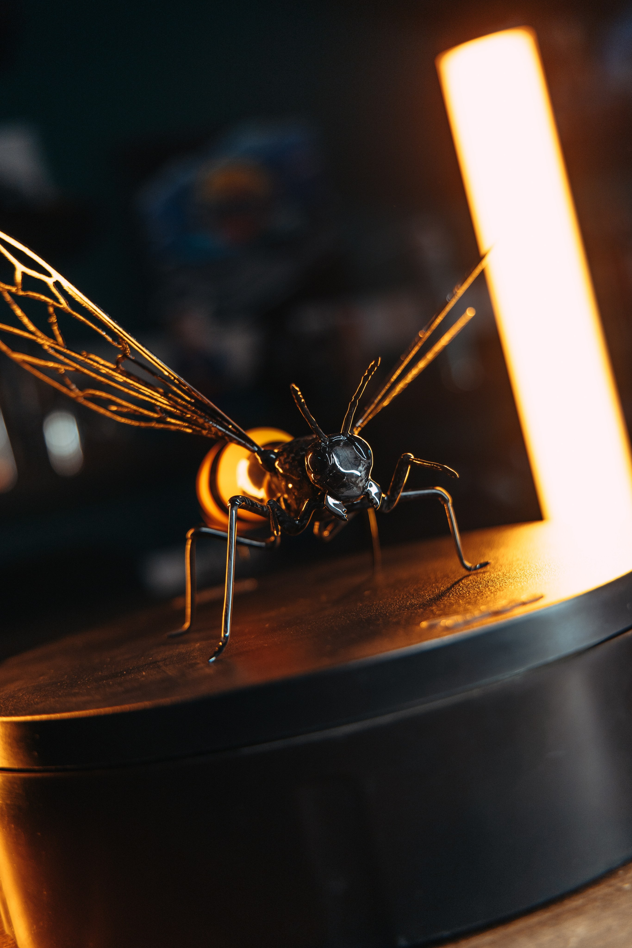 Оса из разных видов карбона, полностью ручная работа. DeLorein