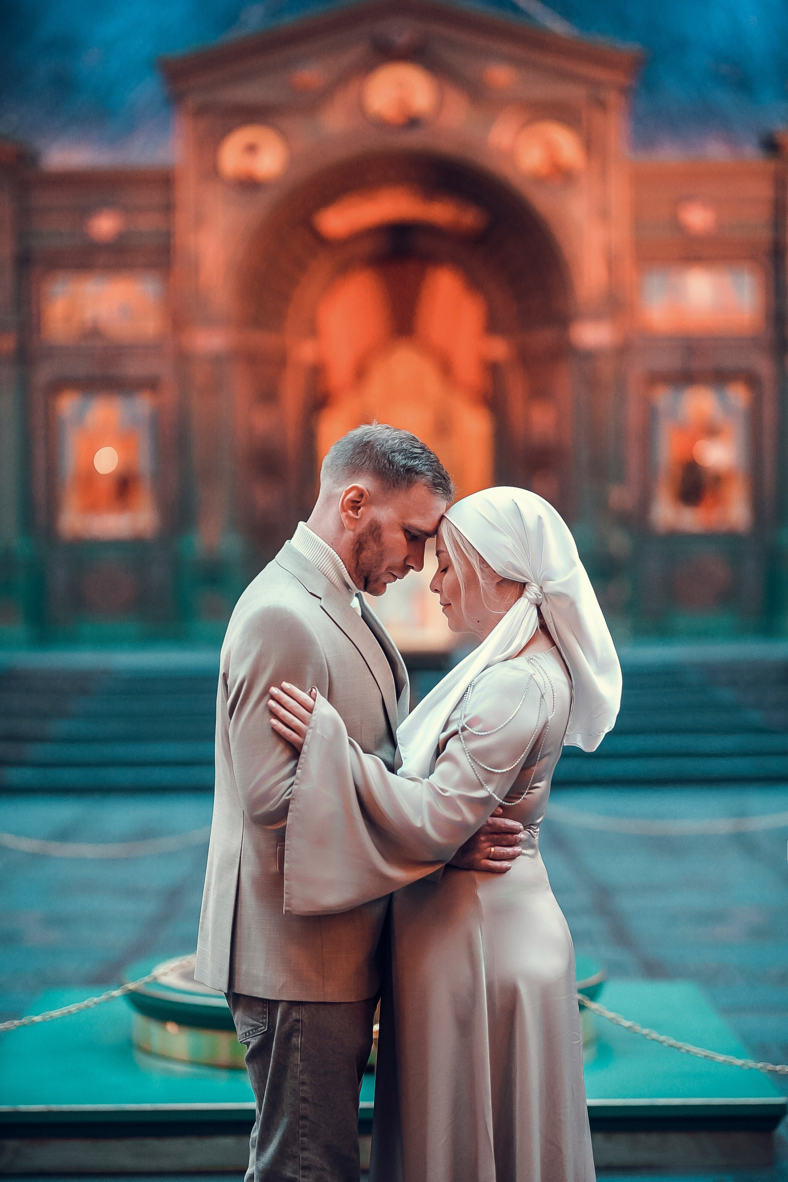 Венчание в ГХВС РФ Парк Патриот. Семейный фотограф и фотограф на таинства в Москве Юлия Калайджян