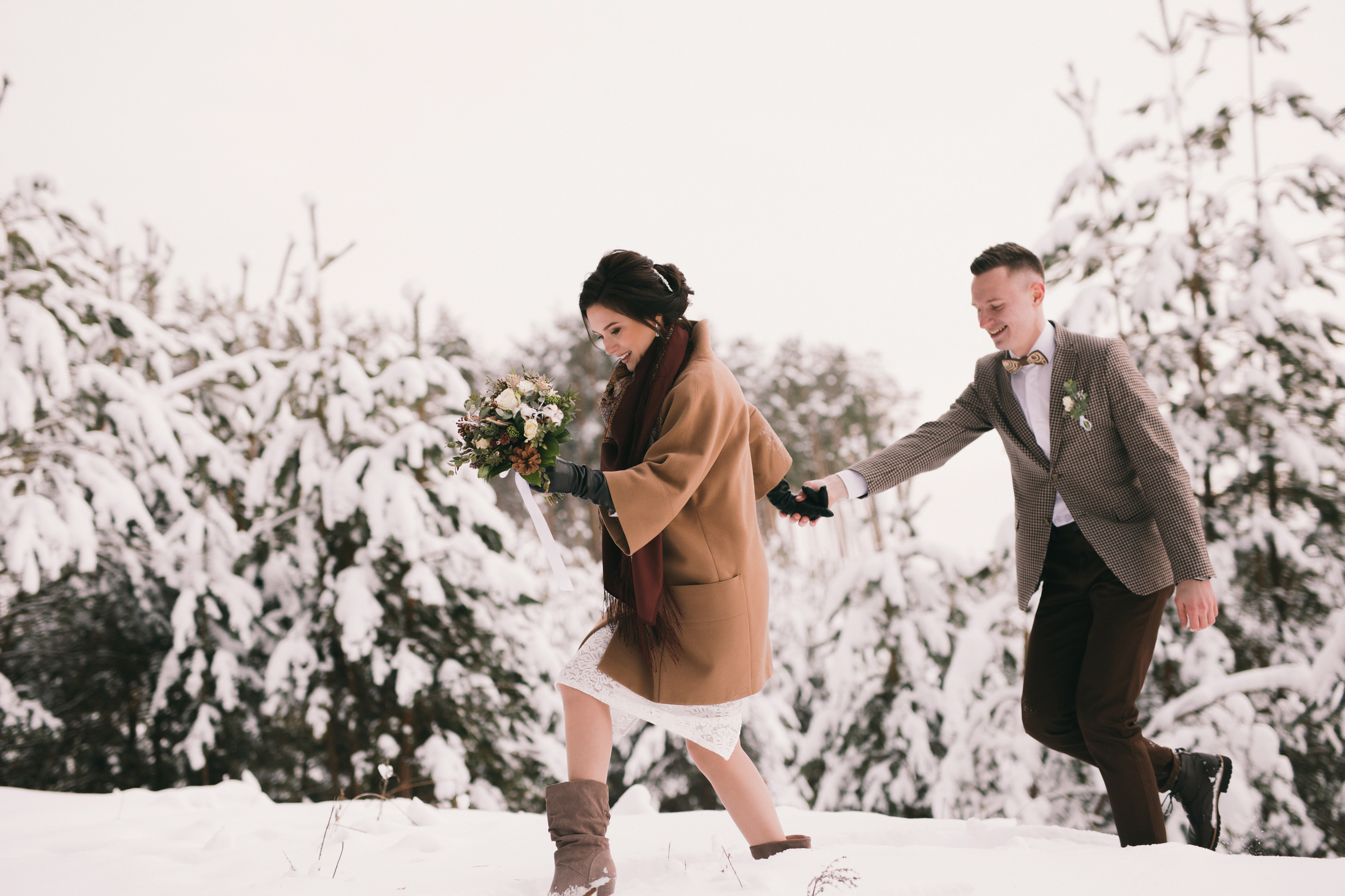 Зимняя, теплая. Свадебный фотограф в Калуге Алексей Климов