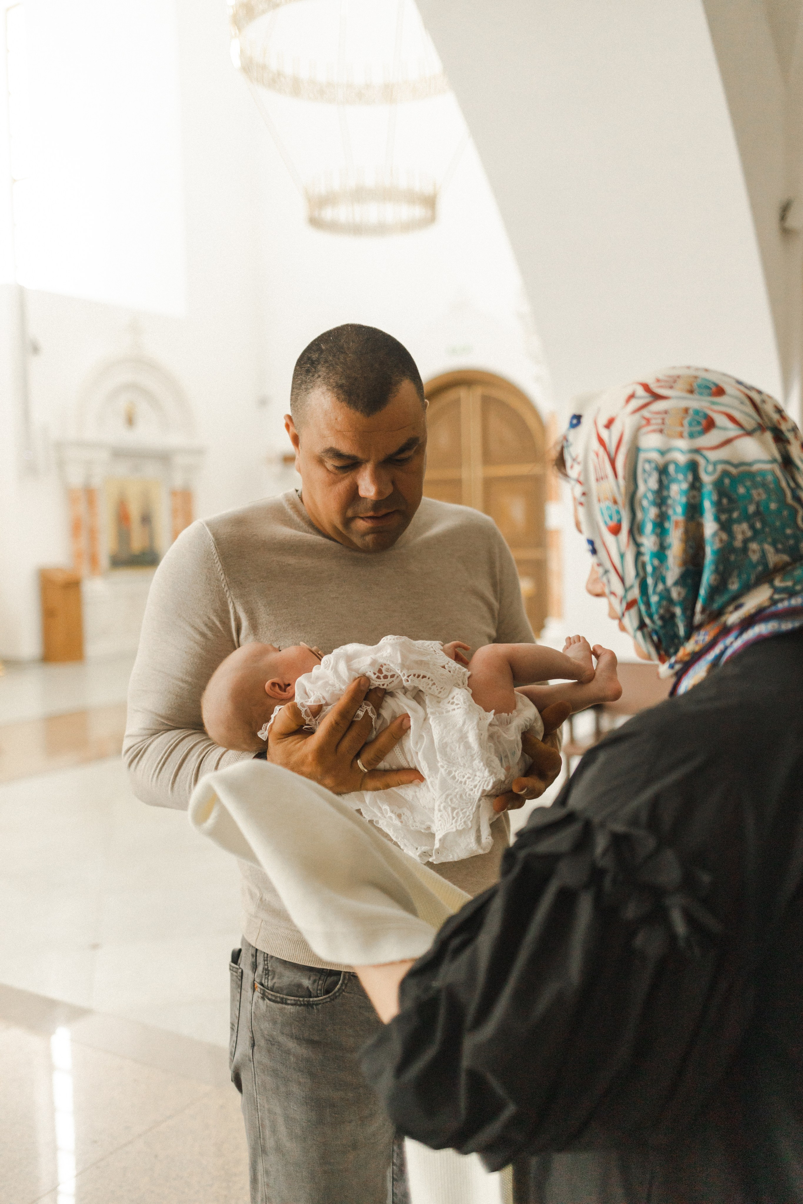 Крещение Стефании. Семейный фотограф в Москве