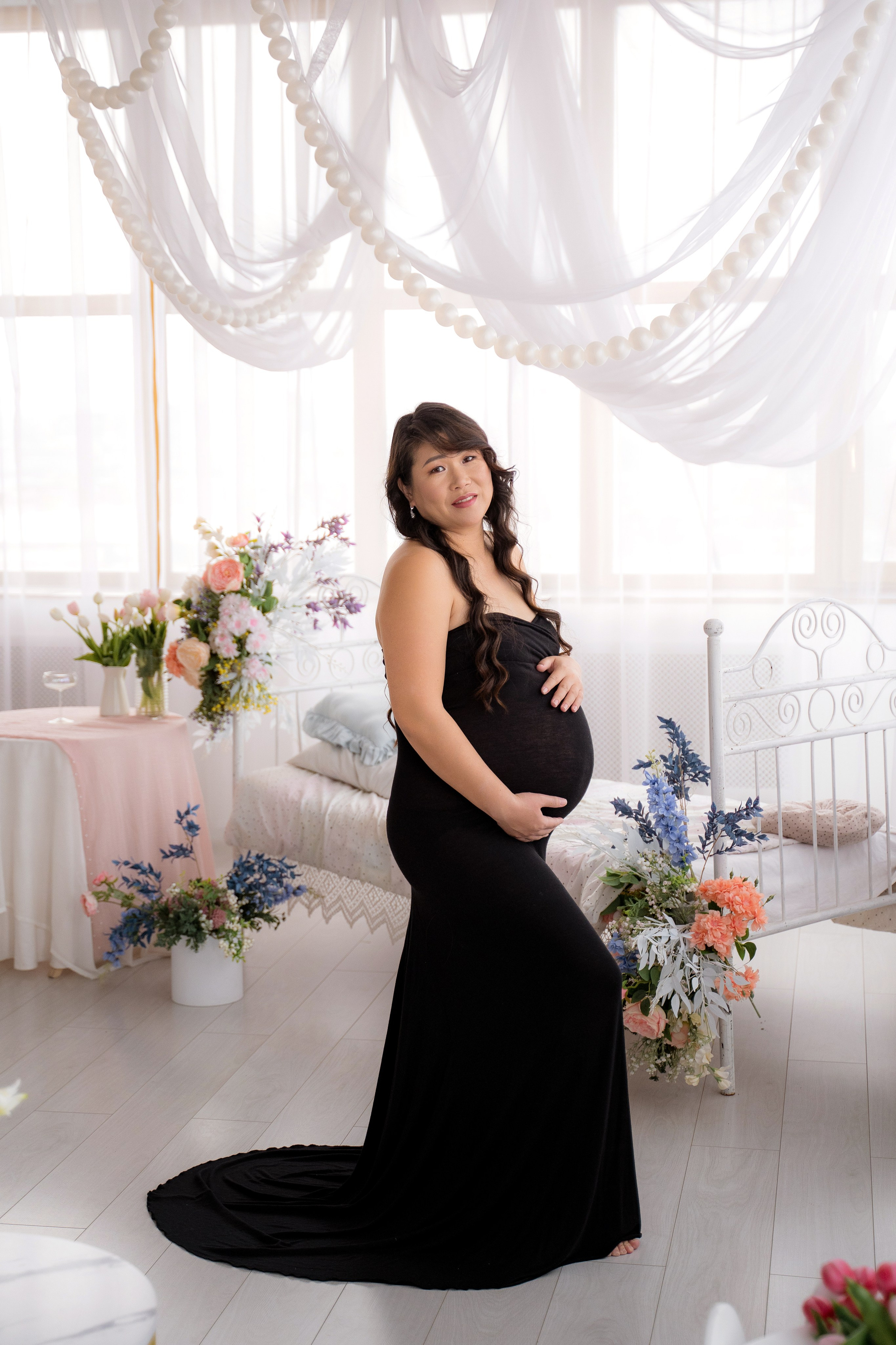 Платья для беременных. Фотостудия Малина в городе Улан-Удэ. Фотограф Ирина Жарникова