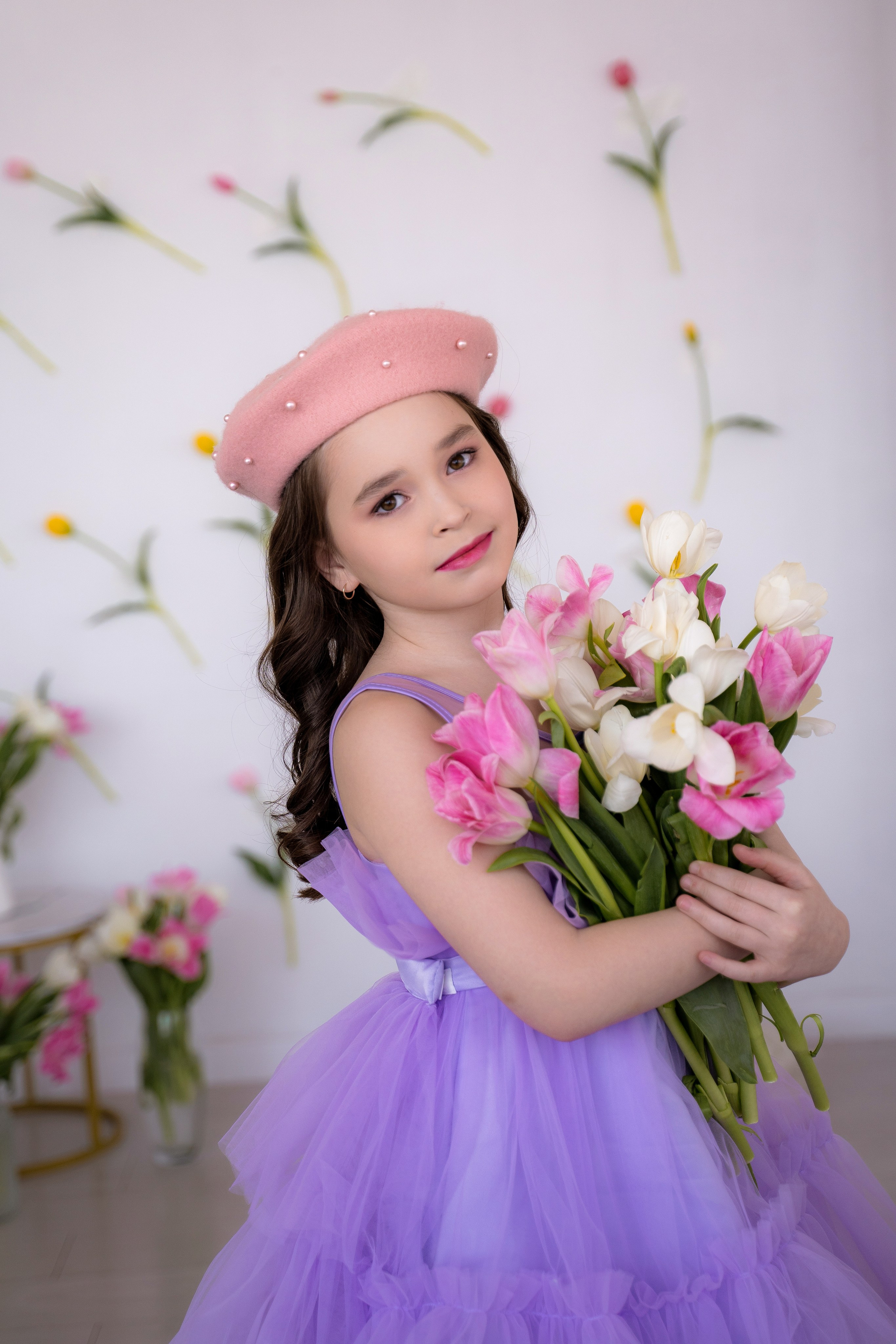 Тюльпановое настроение. Фотостудия Малина в городе Улан-Удэ. Фотограф Ирина Жарникова