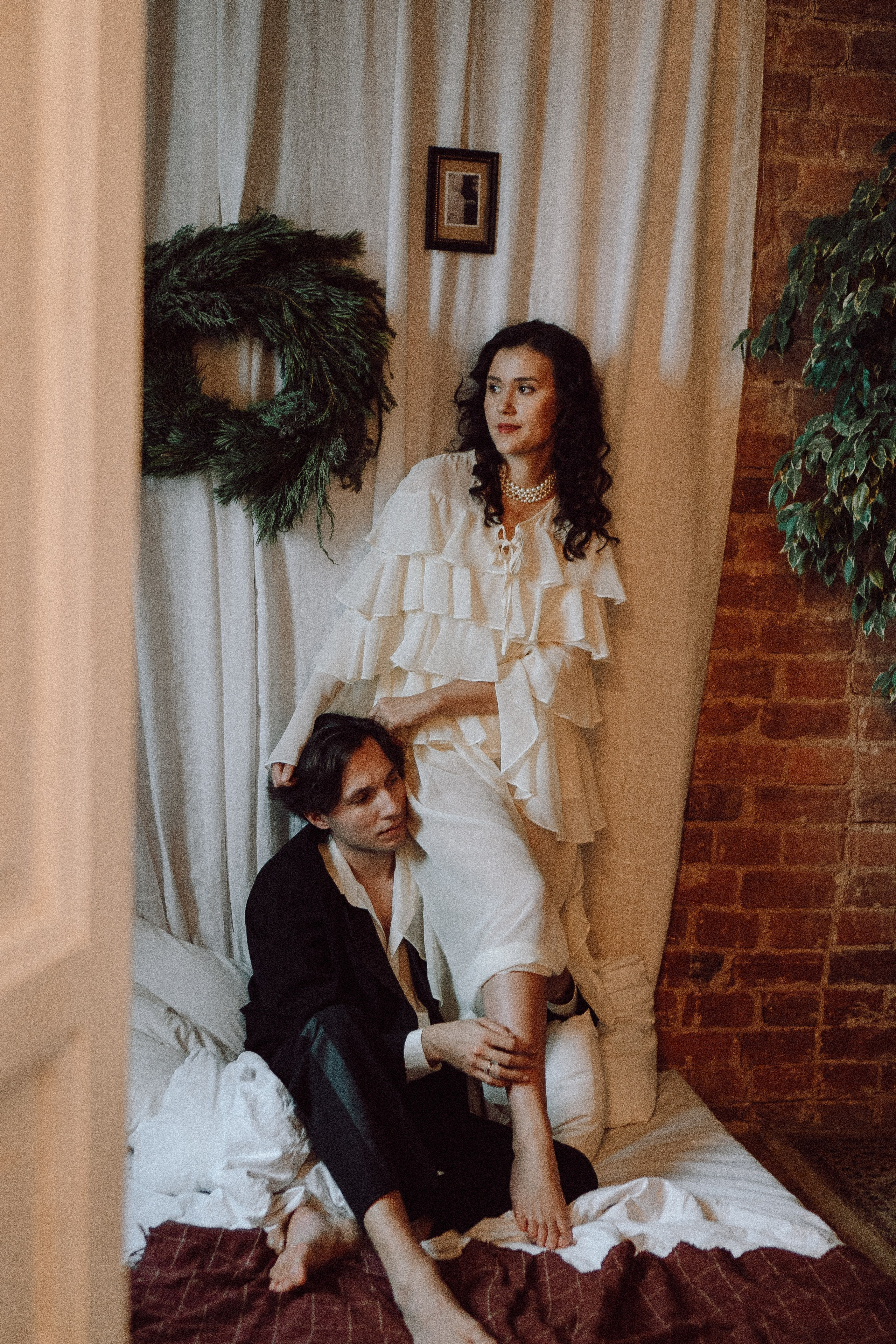 УТРО ЖЕНИХА И НЕВЕСТЫ В ФОТОСТУДИИ И ОСНОВНАЯ ФОТОСЕСИСИЯ ЗИМОЙ. Профессиональный фотограф, Санкт-Петербург — Виктория Богомолова