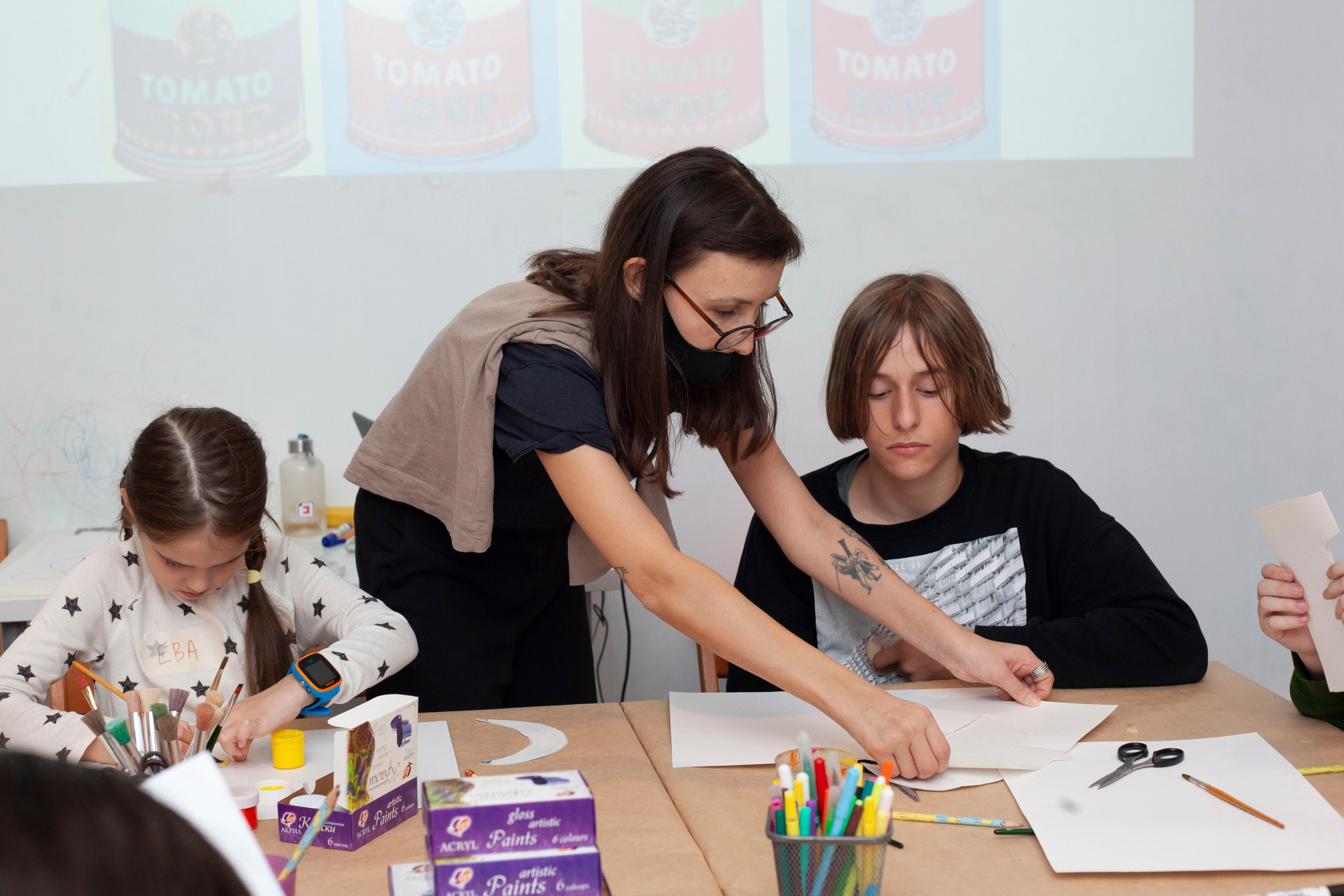 Детский мастер-класс в ММОМА. Stanislav Baryshev — People. Emotions. Atmosphere