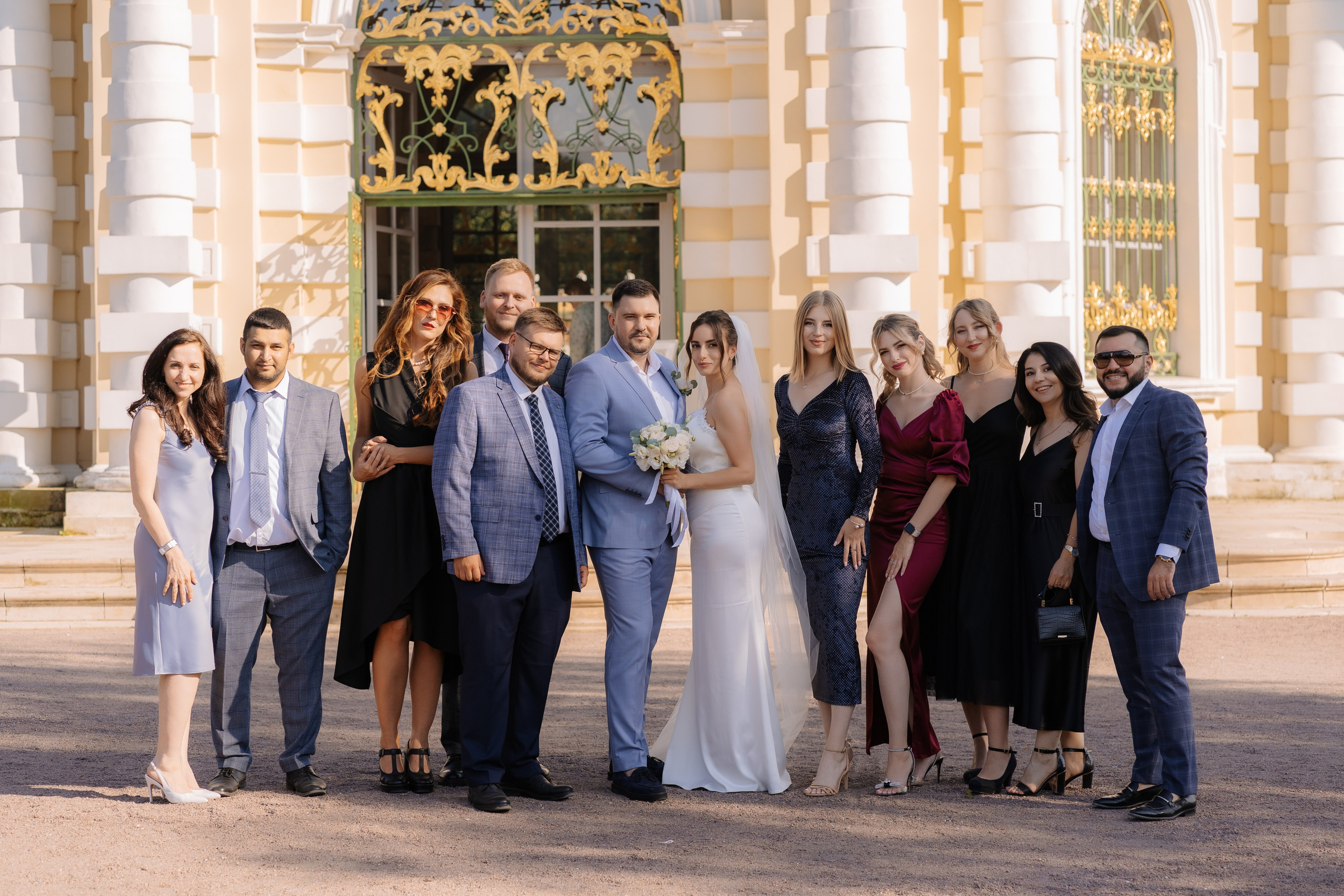 Свадебная фотосессия в Москве, парк Кусково. Свадебный фотограф в Москве Анна Полушина