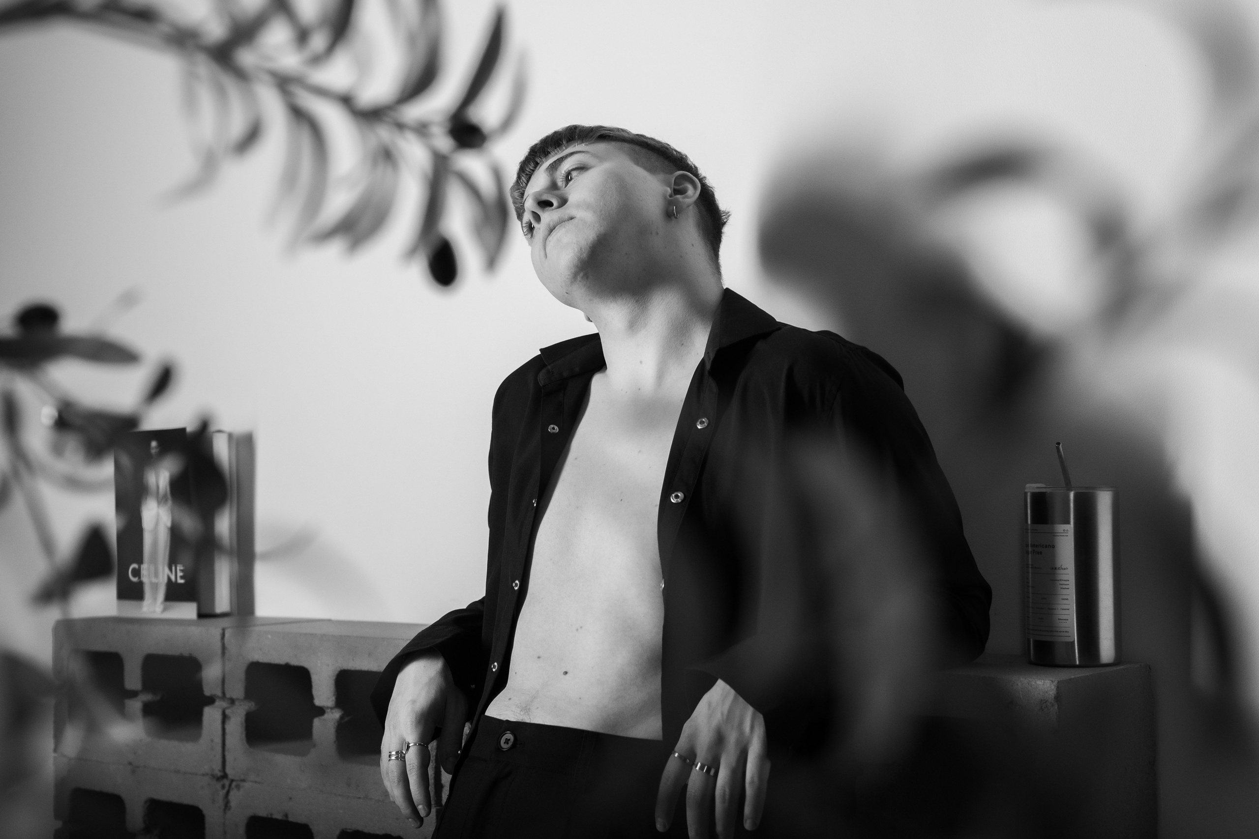 Мужской черно-белый портрет. Фотограф и видеограф в Москве Анна Матюхина