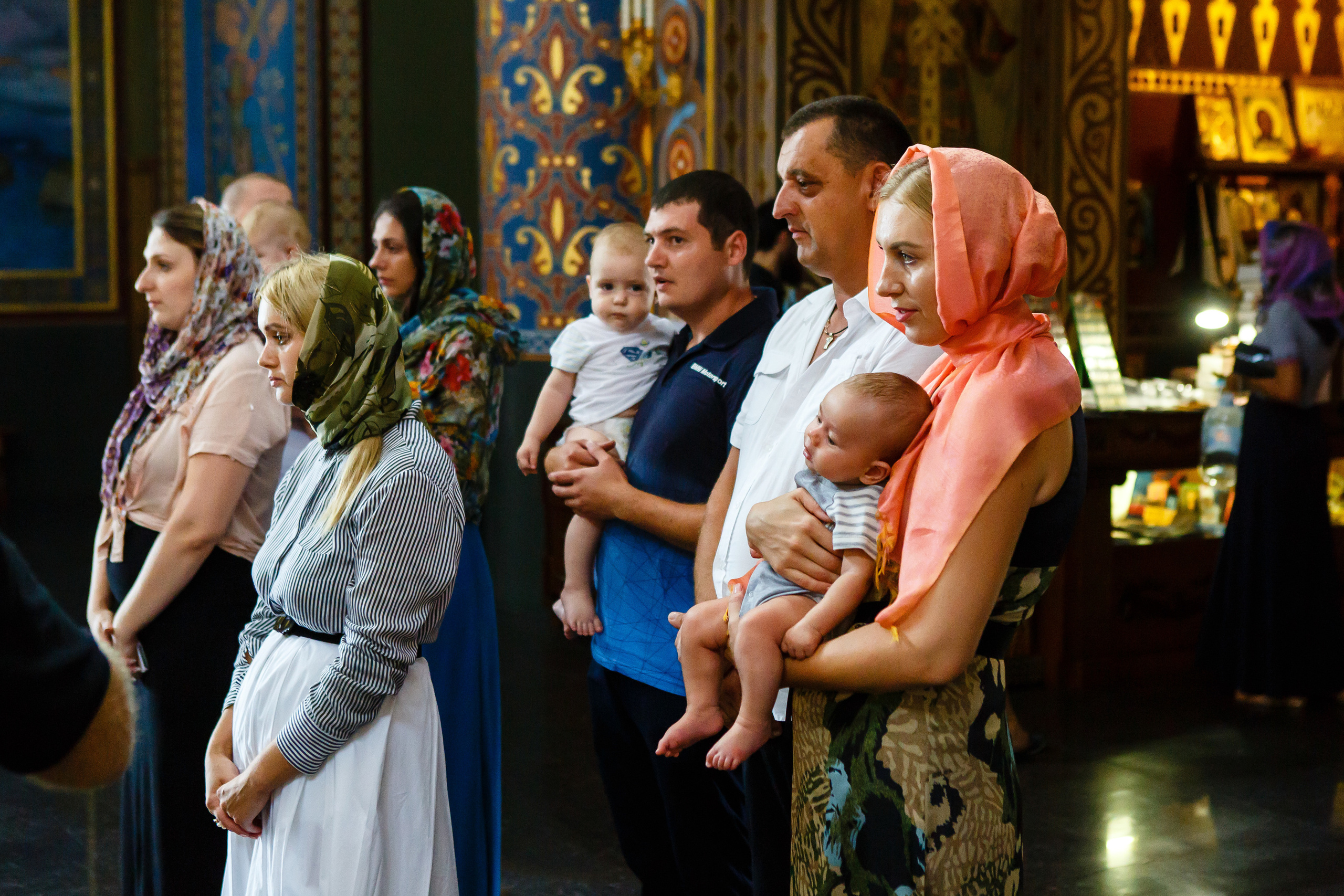 Крещение. Репортажный и семейный фотограф видеограф в Москве