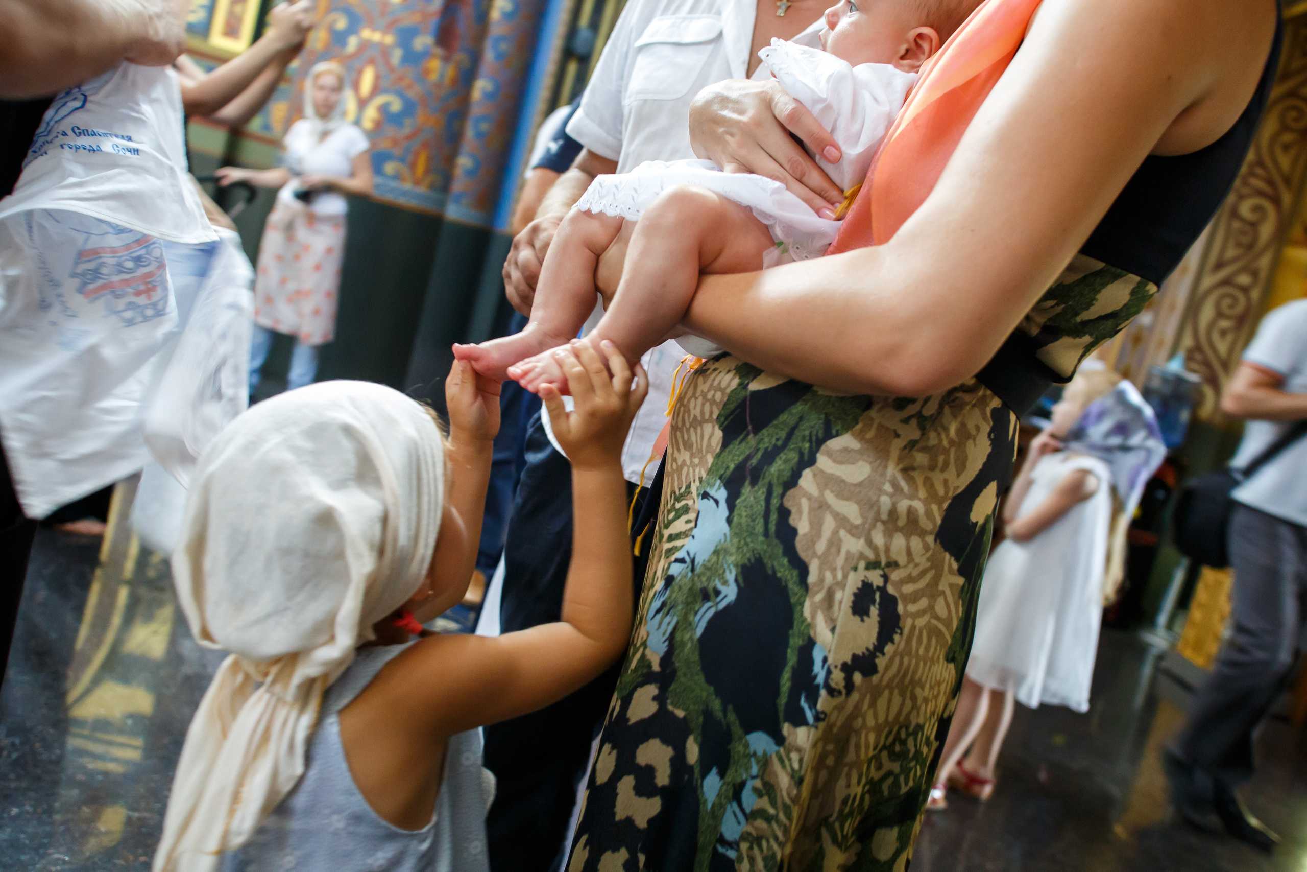 Крещение. Репортажный и семейный фотограф видеограф в Москве