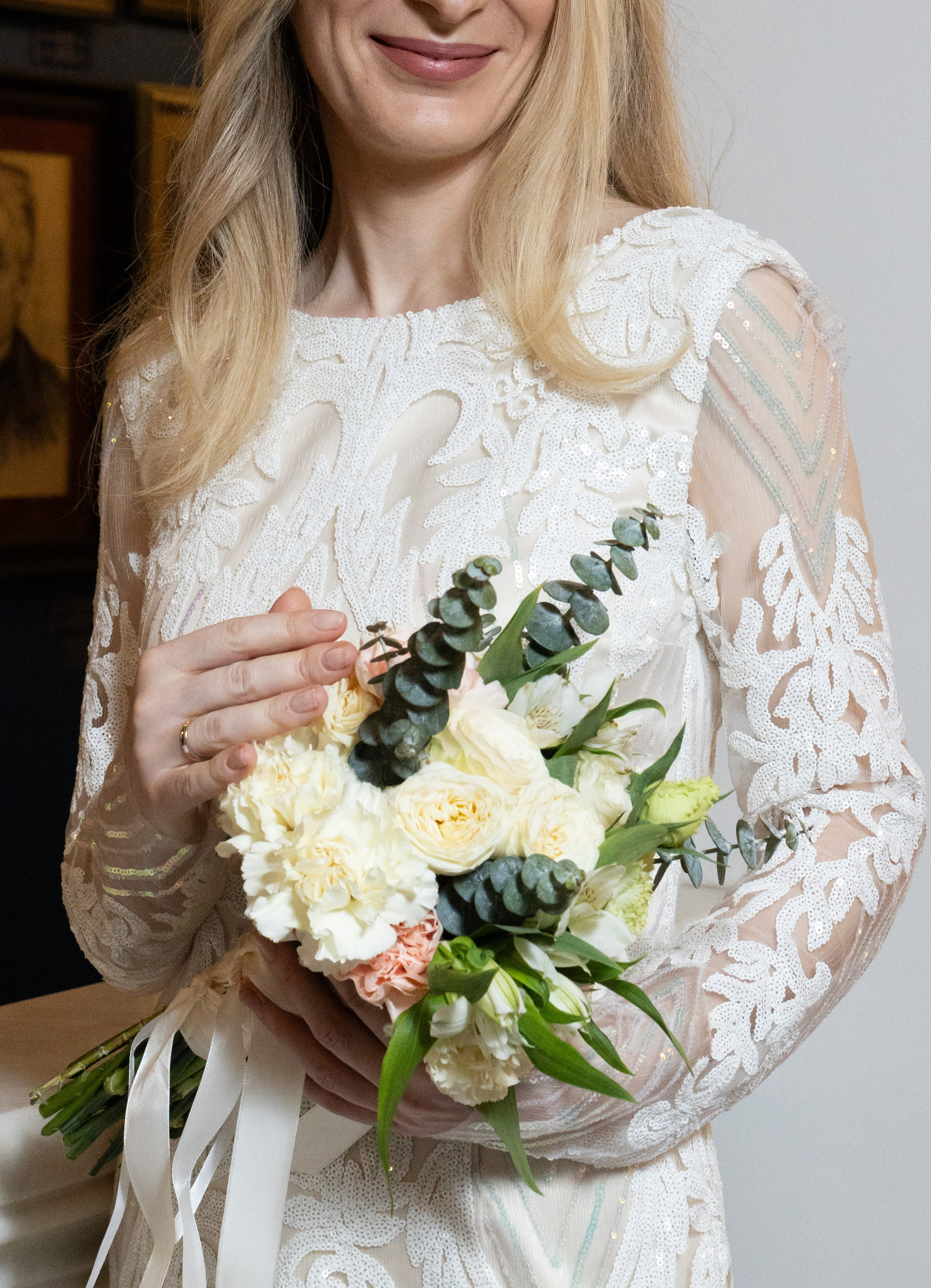 Свадьба в картинной галереи Ильи Глазунова. Фотограф в Москве Зябченко Екатерина. Съемки беременности, love story, семейный, портреты в студии и на улице