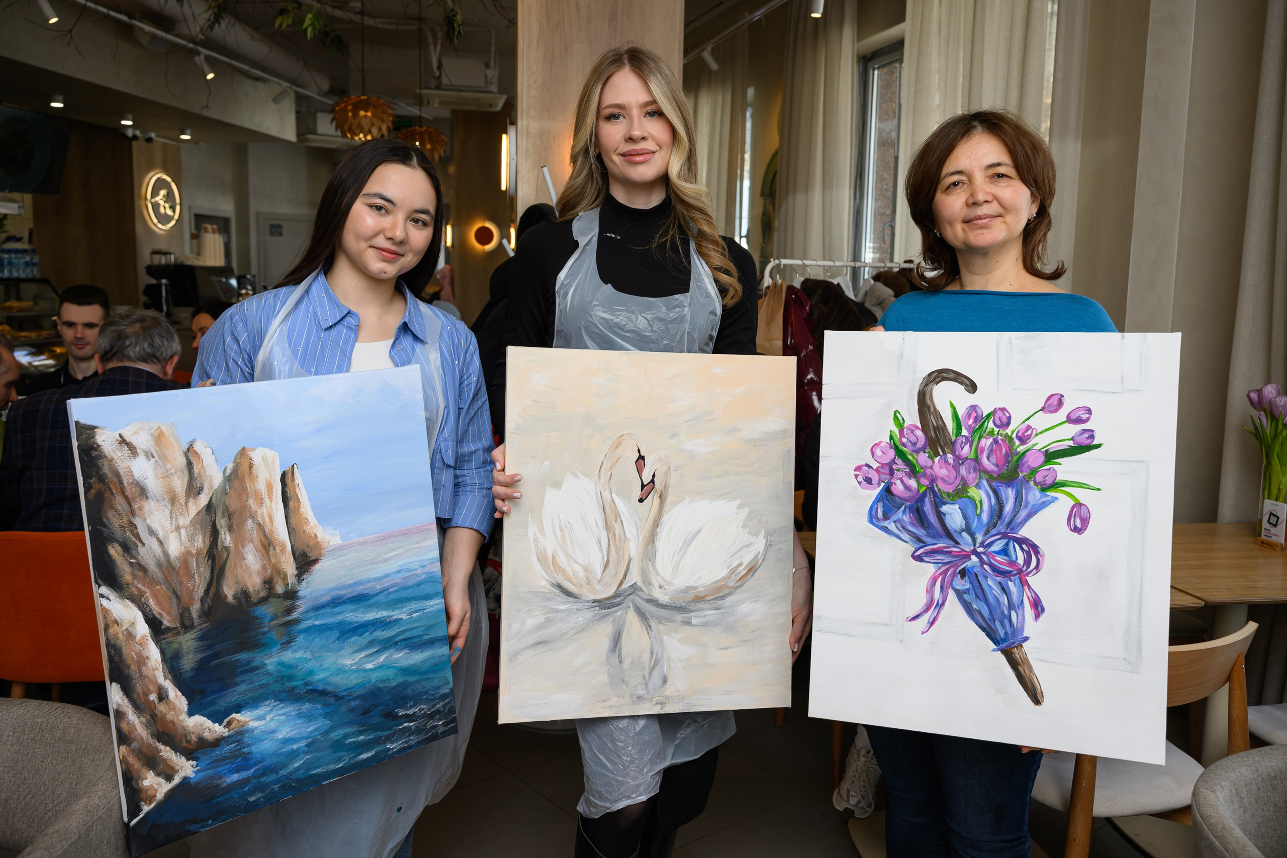 Съемка творческой встречи в Казанском ресторане