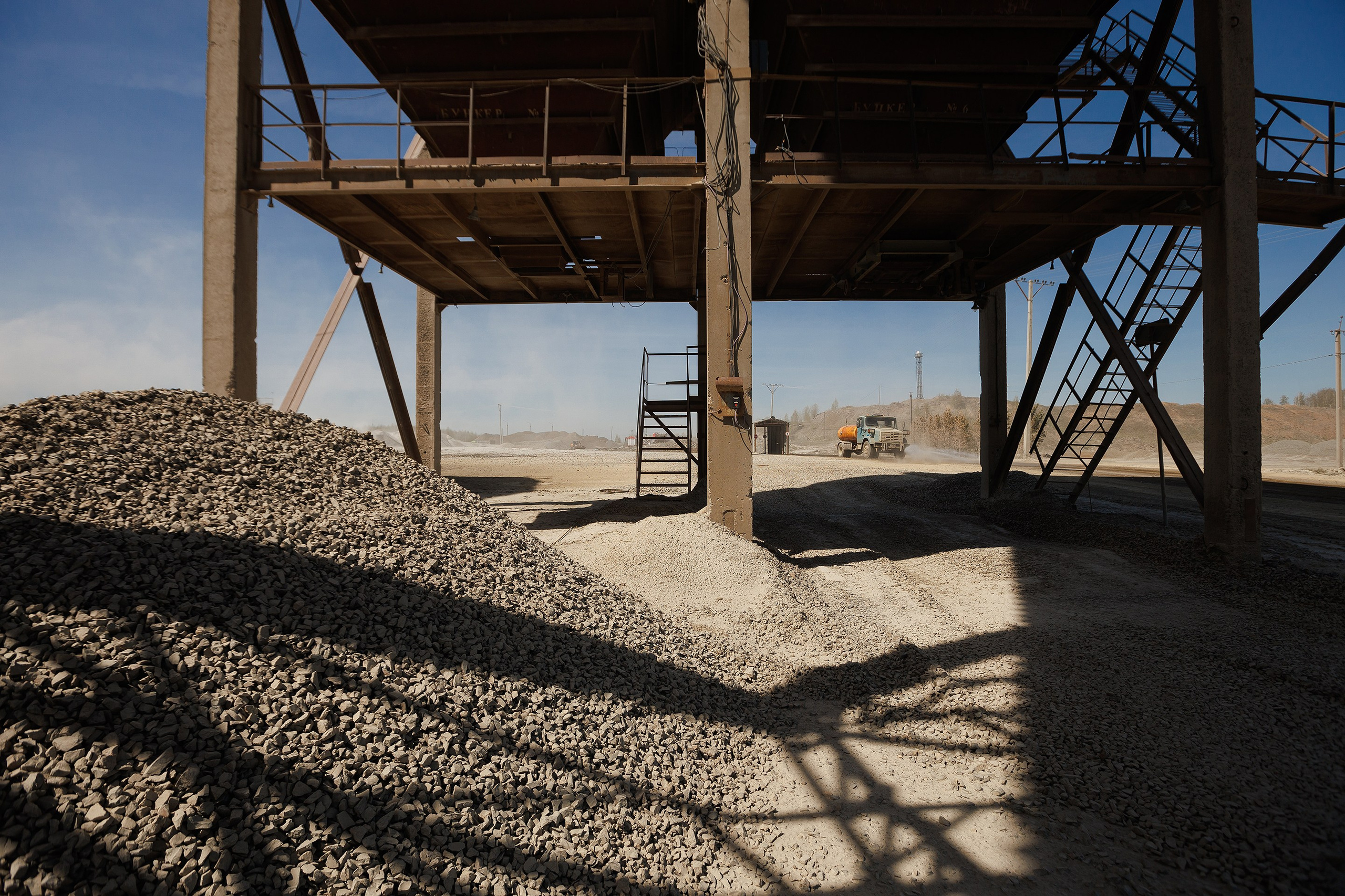Промышленная фотосъемка на карьере. Профессиональный фотограф в Новосибирске
